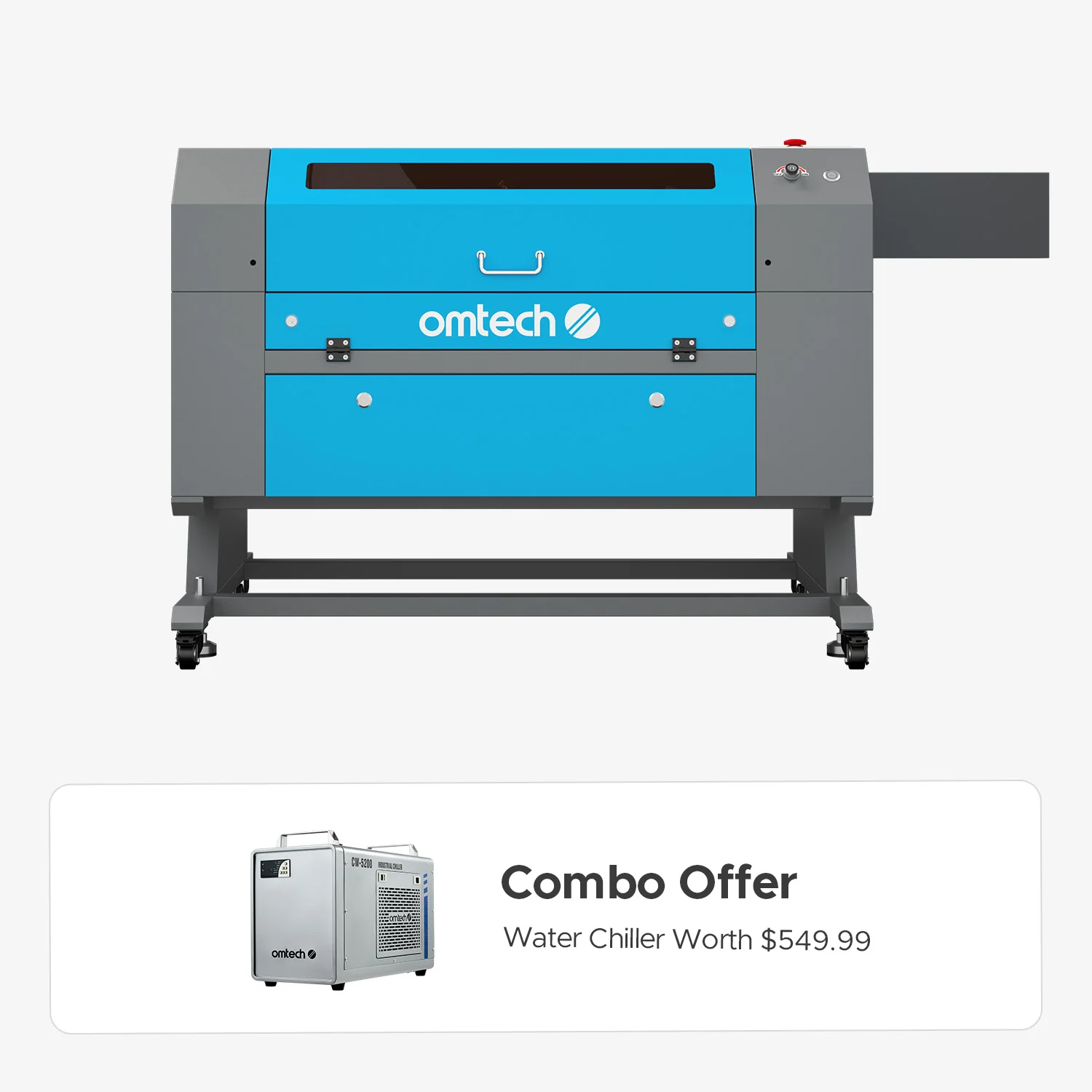 OMTech Maker MF2028-100 100W CO2 Laser Cutter and Engraver with 20" x 28" Working Area - Image 18