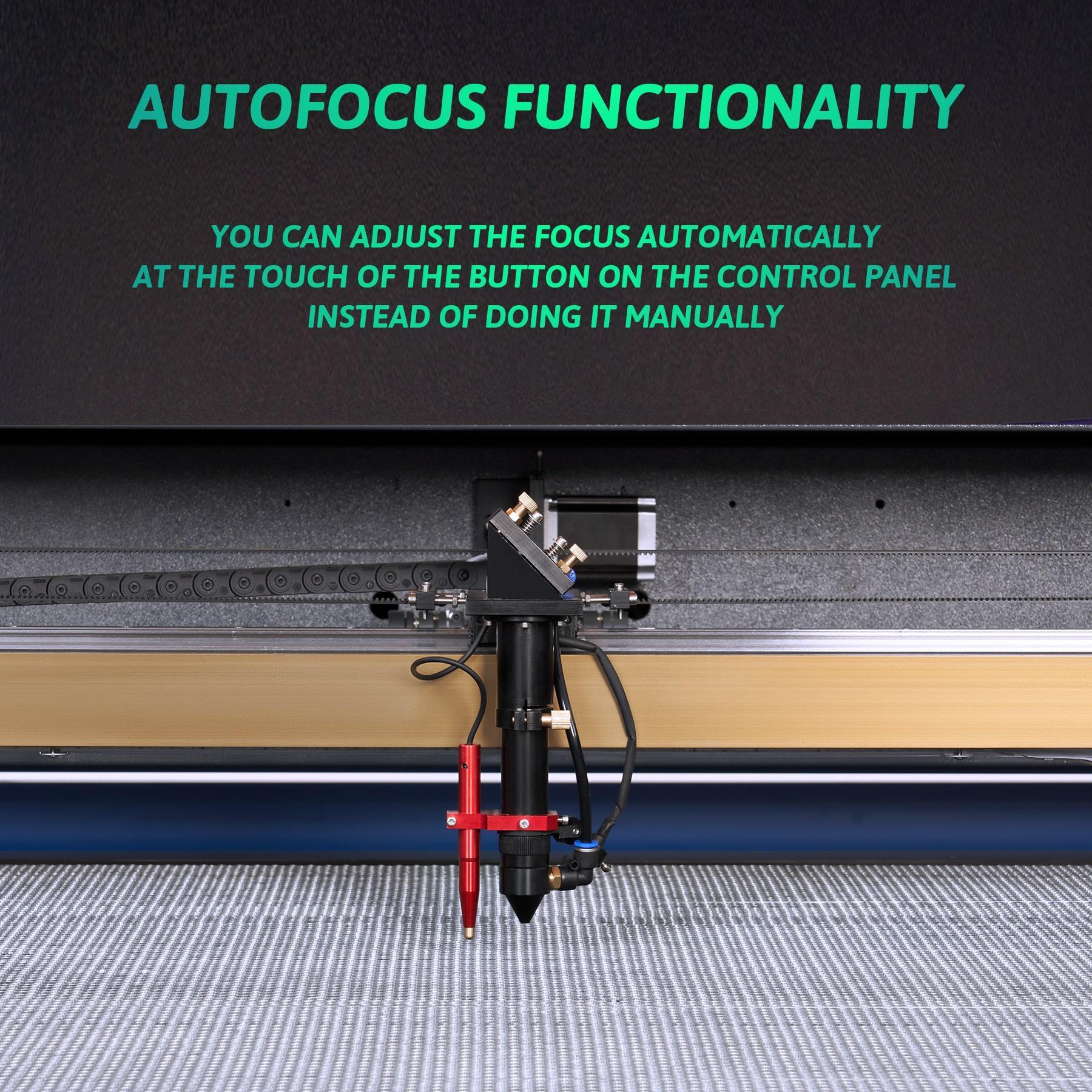 Pre-Owned AF3555-130 - 130W CO2 Laser Engraver Cutting Machine with 35” x 55” Working Area (with Auto Focus) - Image 4