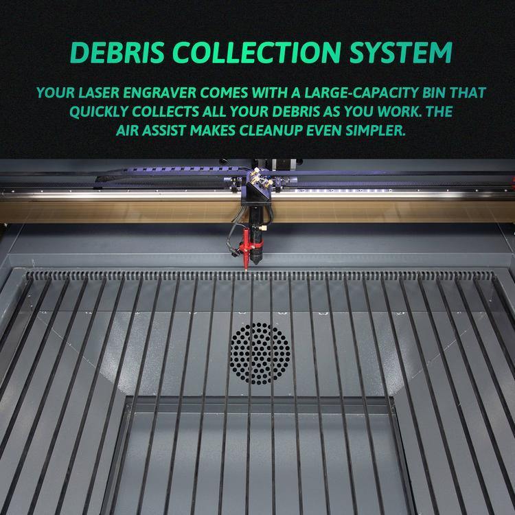 Pre-Owned AF3555-130 - 130W CO2 Laser Engraver Cutting Machine with 35” x 55” Working Area (with Auto Focus) - Image 7