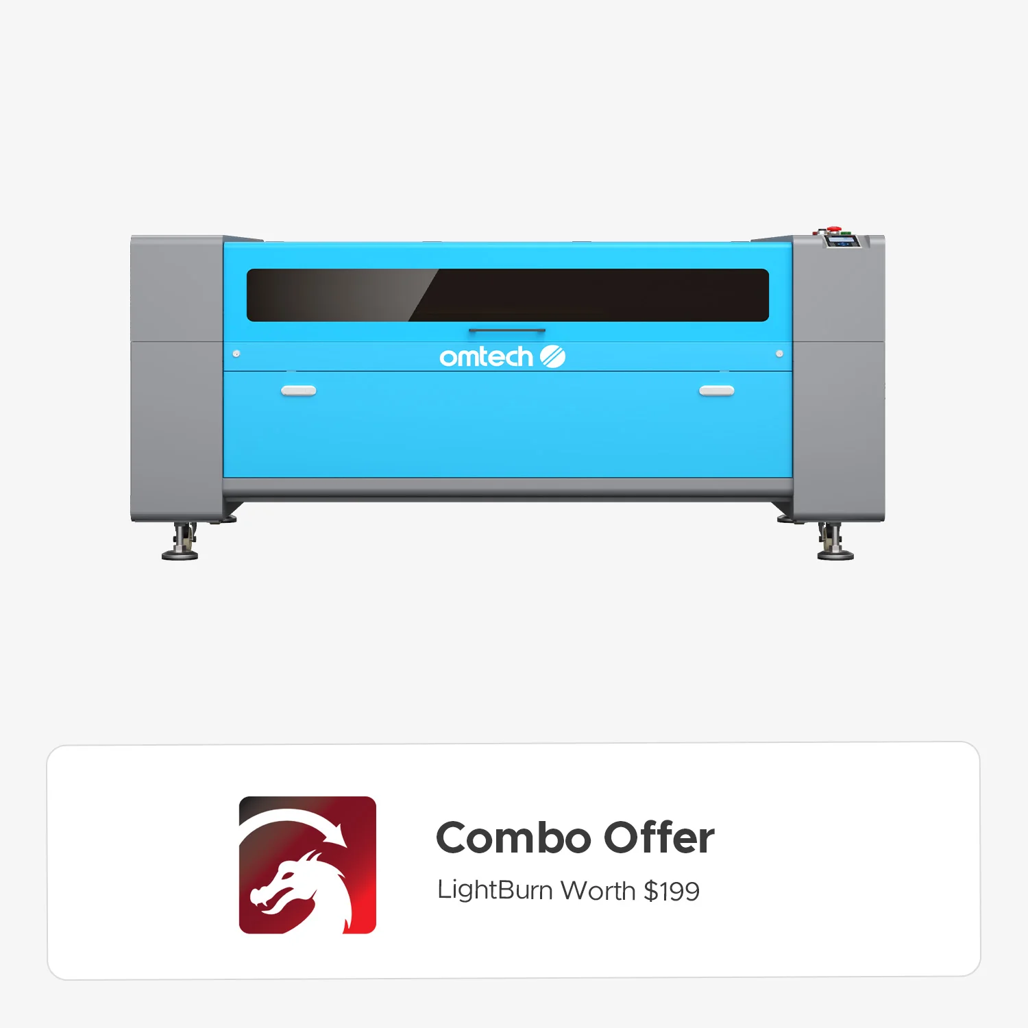 OMTech Maker AF4063-150 150W CO2 Laser Cutter and Engraver with 40" x 63" Working Area and Autofocus - Image 15