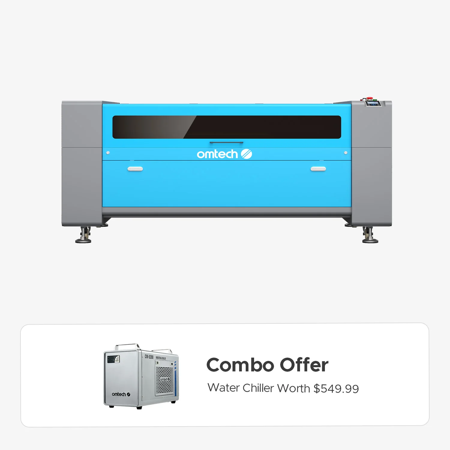 OMTech Maker AF4063-150 150W CO2 Laser Cutter and Engraver with 40" x 63" Working Area and Autofocus - Image 16