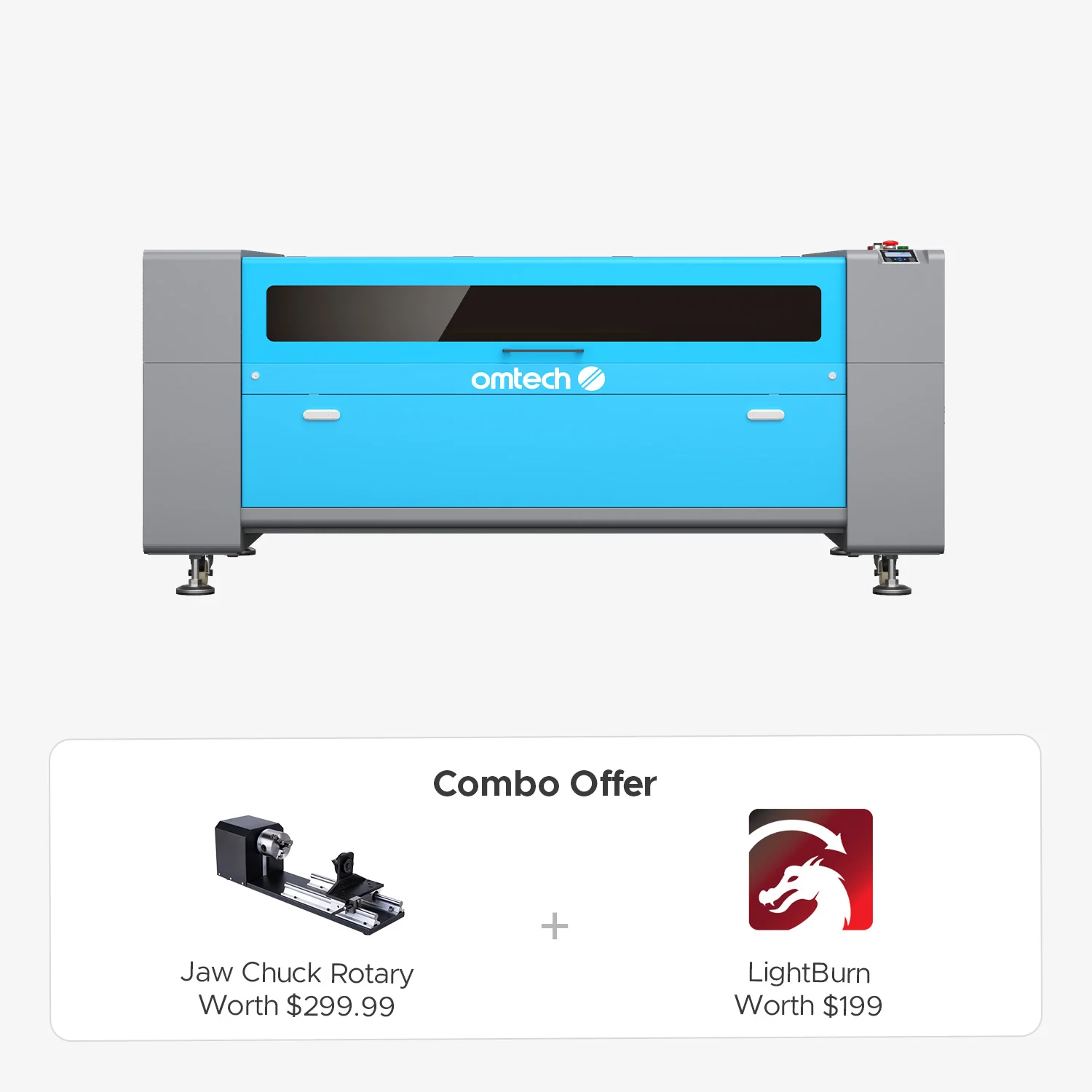 OMTech Maker AF4063-150 150W CO2 Laser Cutter and Engraver with 40" x 63" Working Area and Autofocus - Image 17