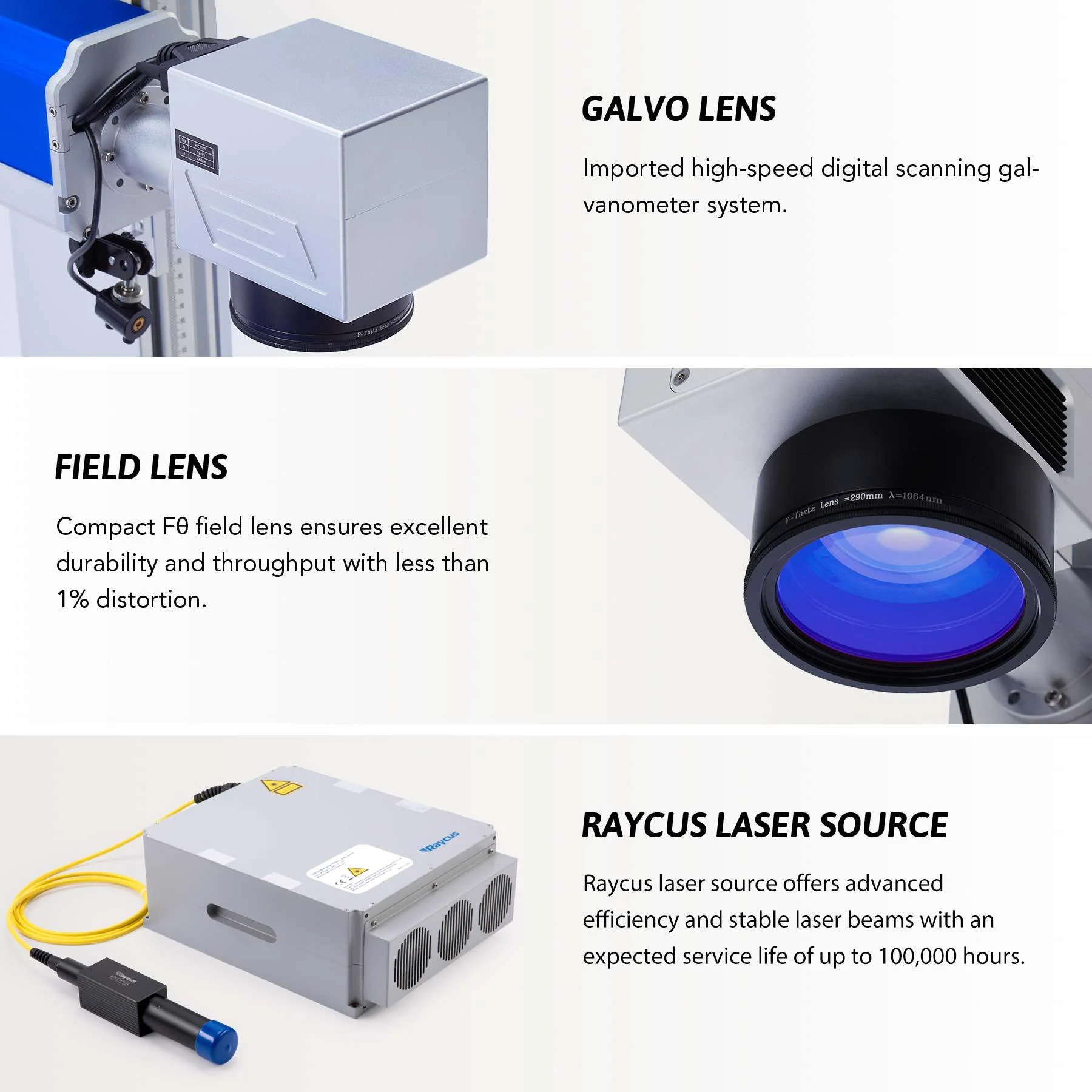 Pre-Owned FM6969-30S - 30W Split Fiber Laser Marking Engraving Machine with 6.9” x 6.9” Working Area - Image 3