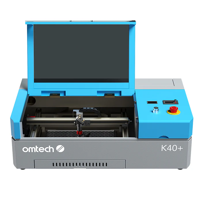 OMTech K40+ 45W Desktop CO2 Laser Engraver with 8" x 12" Working Area and Detachable Honeycomb Workbed - Image 5