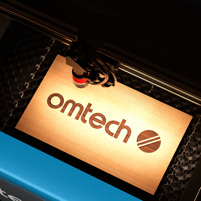 OMTech K40+ 45W Desktop CO2 Laser Engraver with 8" x 12" Working Area and Detachable Honeycomb Workbed - Image 9