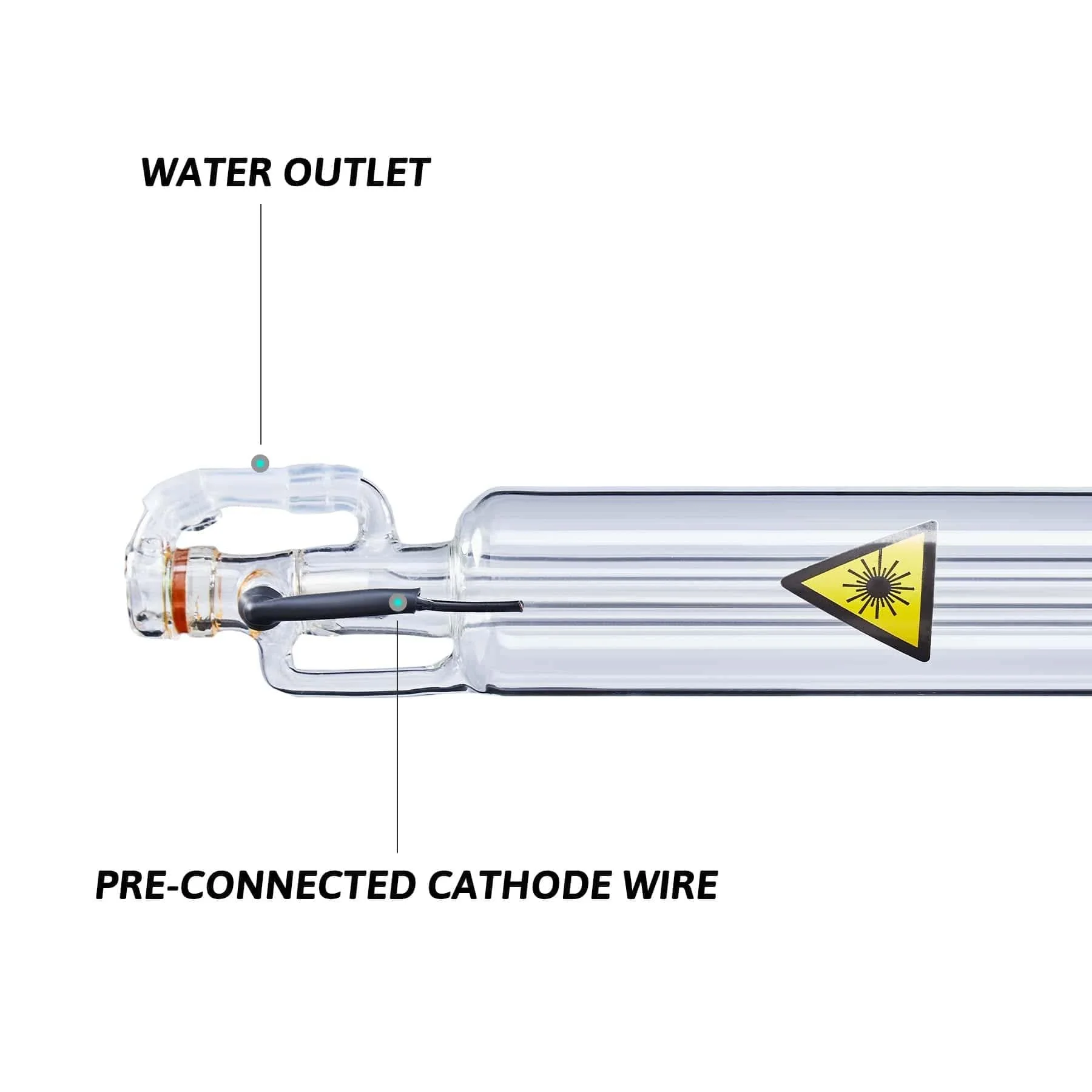 40W CO2 Laser Tube for Laser Engraver Cutting Machine - Image 5