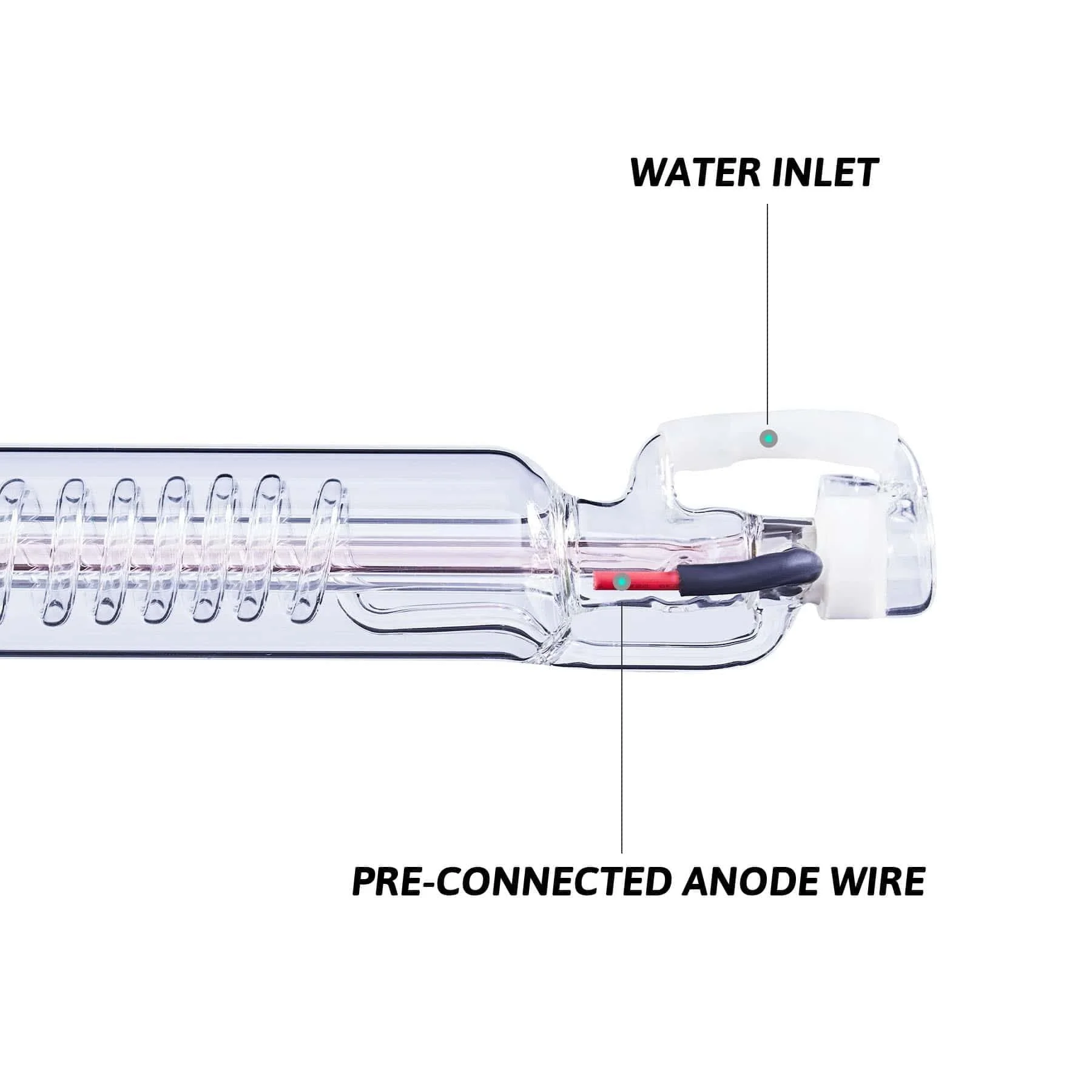 50W CO2 Laser Tube for Laser Engraver Cutting Machine (Not compatible with Polar) - Image 6