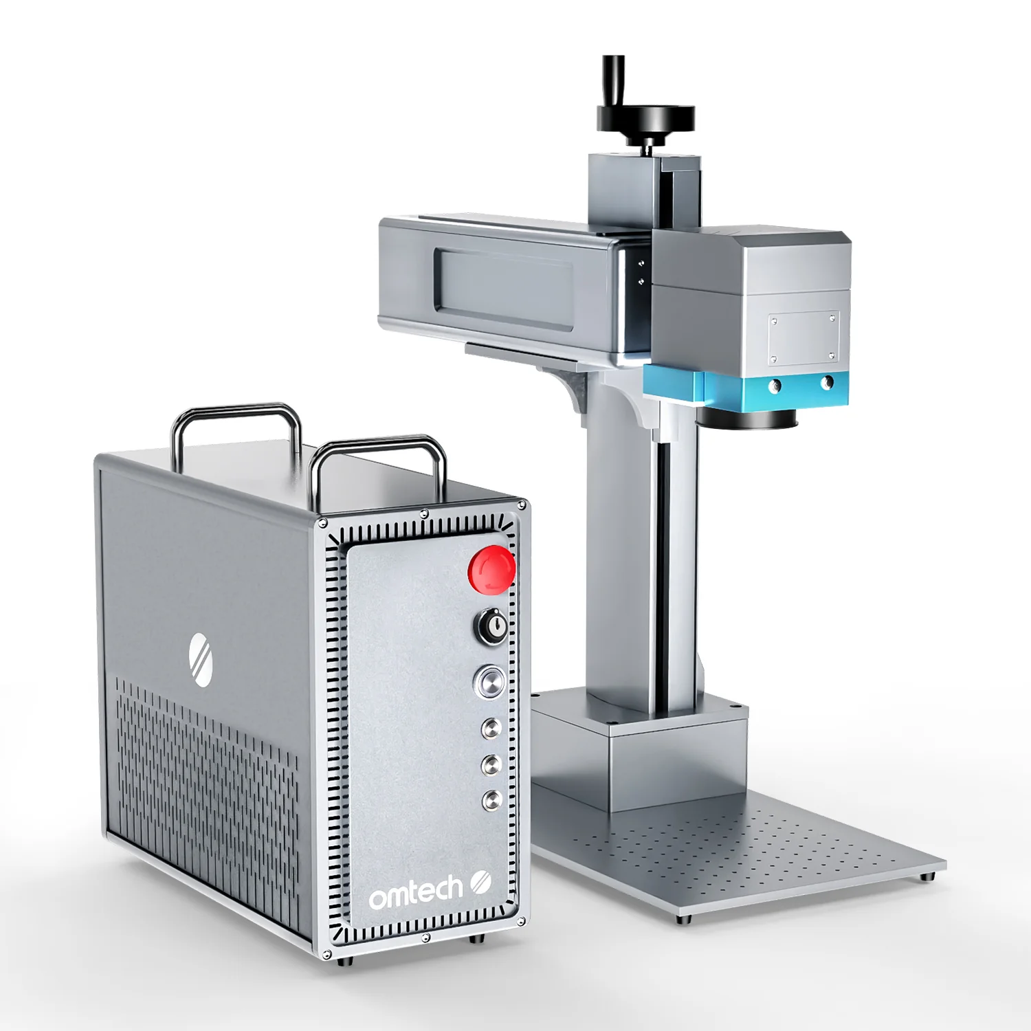 OMTech 50W Split Fiber Laser Engraving Machine with 6.9" X 6.9" Working Area, Autofocus and Built-in Camera - Image 4