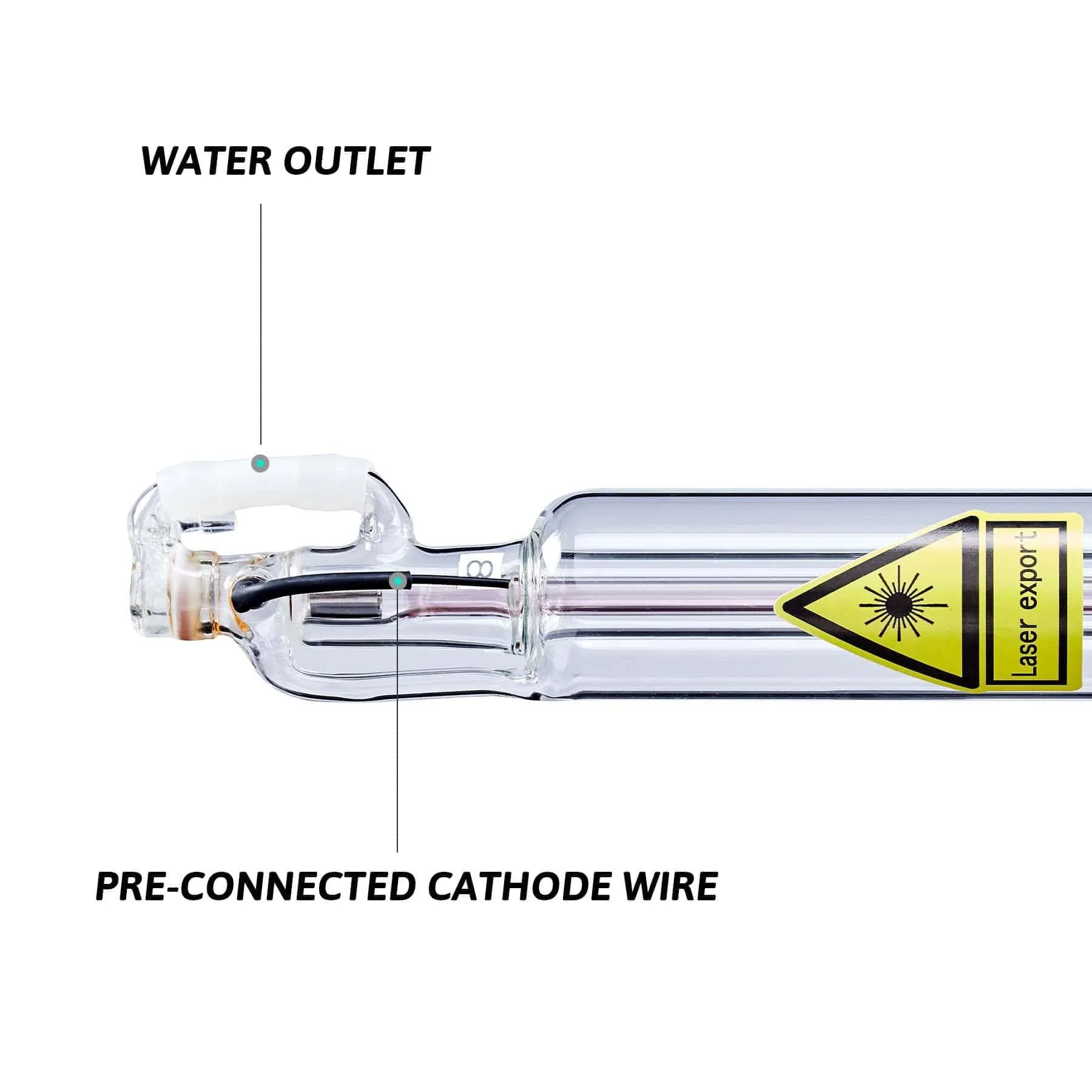 60W CO2 Laser Tube for Laser Engraver Cutting Machine - Image 5