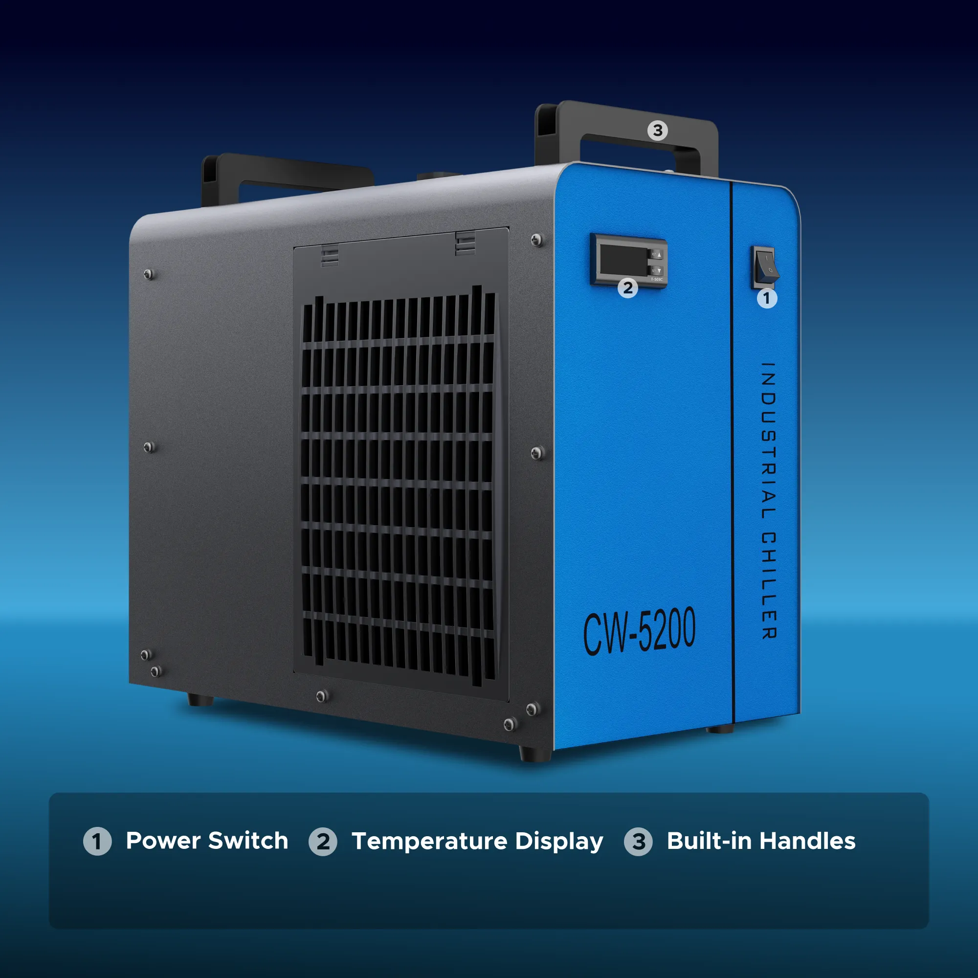 6L Industrial Single Water Chiller for 60W-150W CO2 Laser Engraver Machines - Image 19