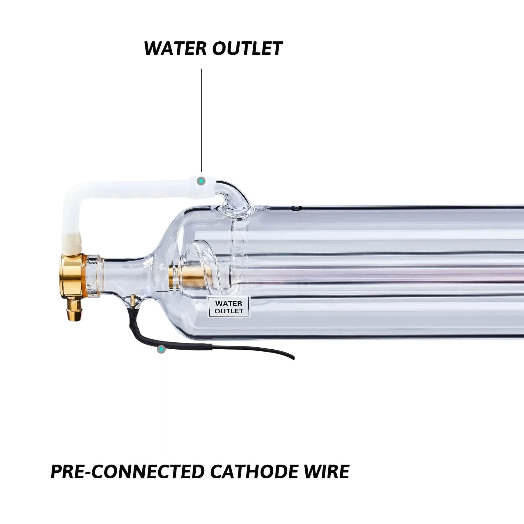 EFR 80W CO2 Laser Tube for Laser Engraver Cutting Machine - Image 5
