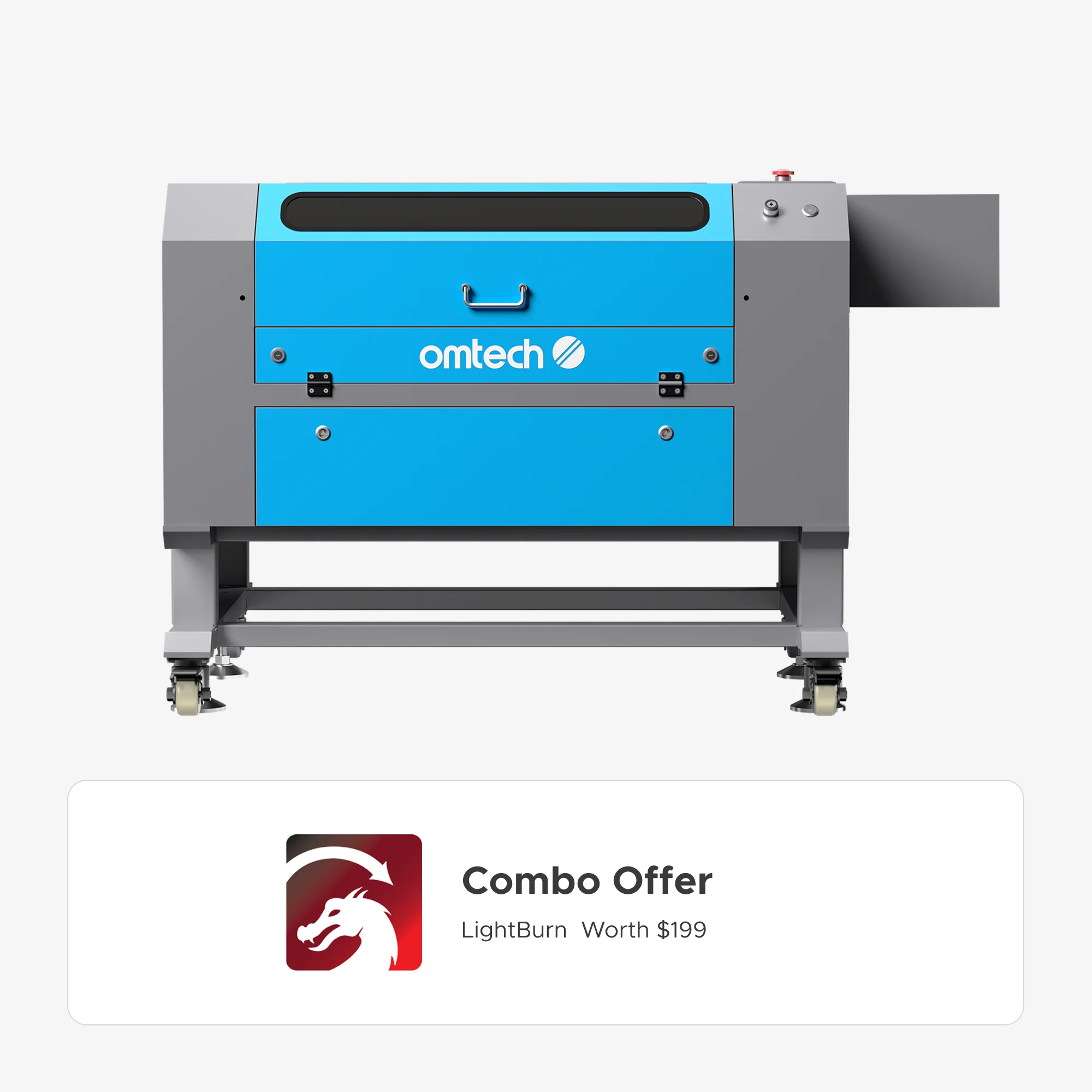 OMTech Maker AF2028-80 90W CO2 Laser Cutter and Engraver with 20" x 28" Working Area and Autofocus - Image 19