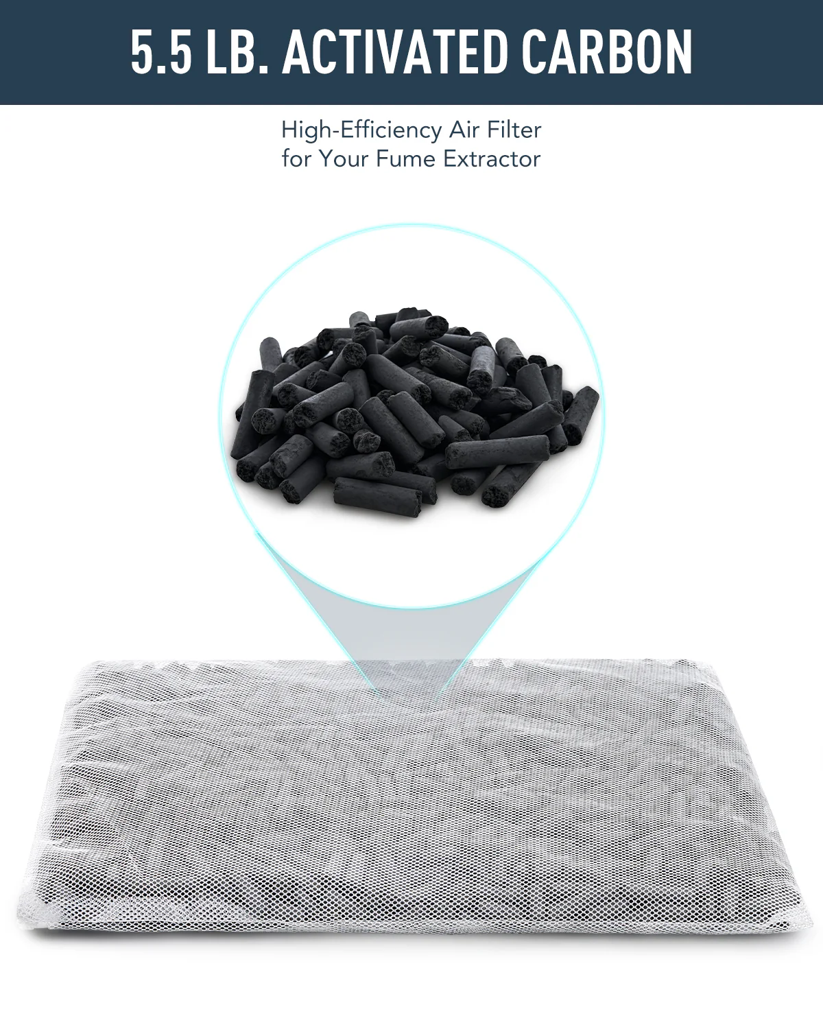 Activated Carbon Filter for CO2 Laser Engraver OMT120 Fume Extractor - Image 5