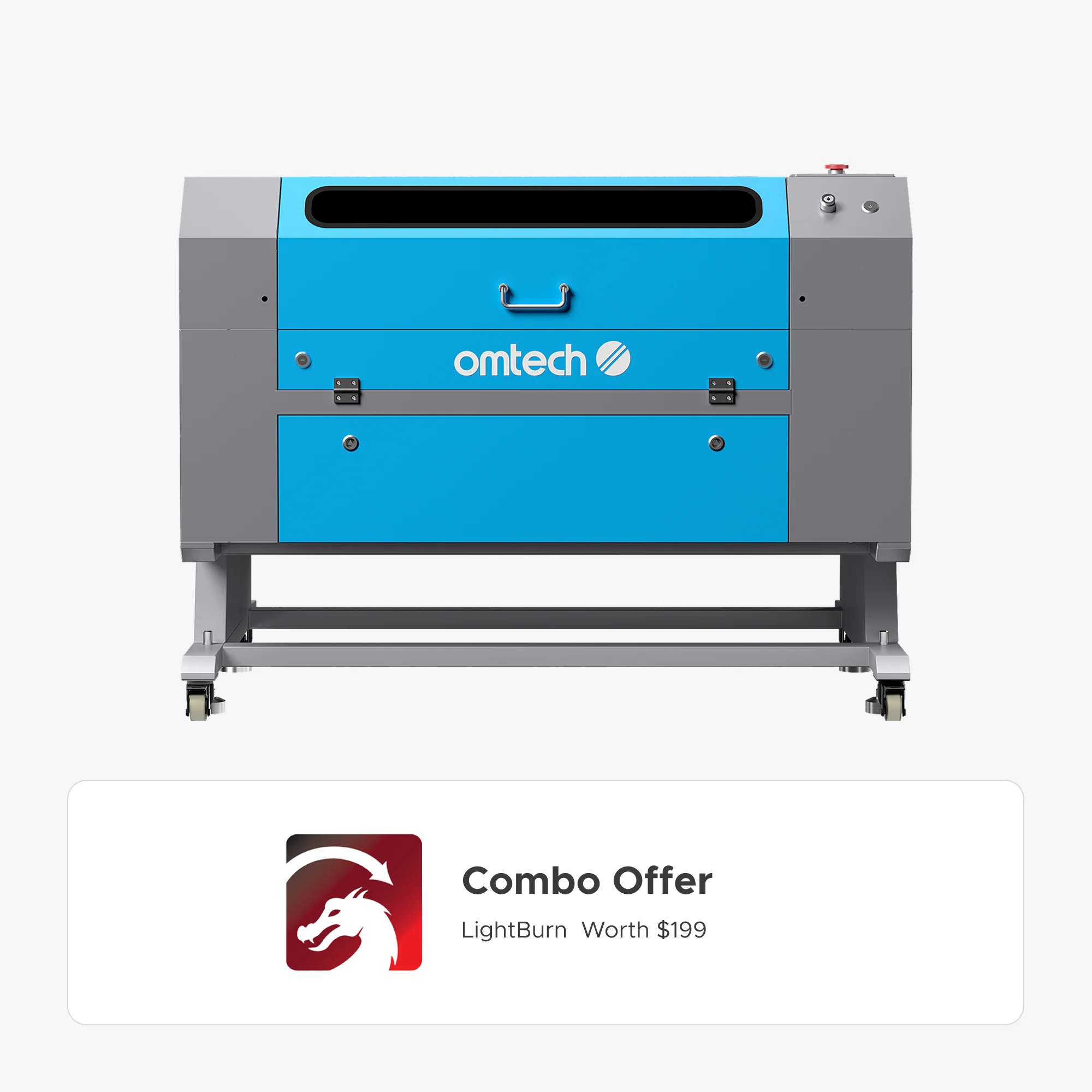 OMTech Maker AF2028-60 60W CO2 Laser Cutter and Engraver with 20" x 28" Working Area and Autofocus - Image 20