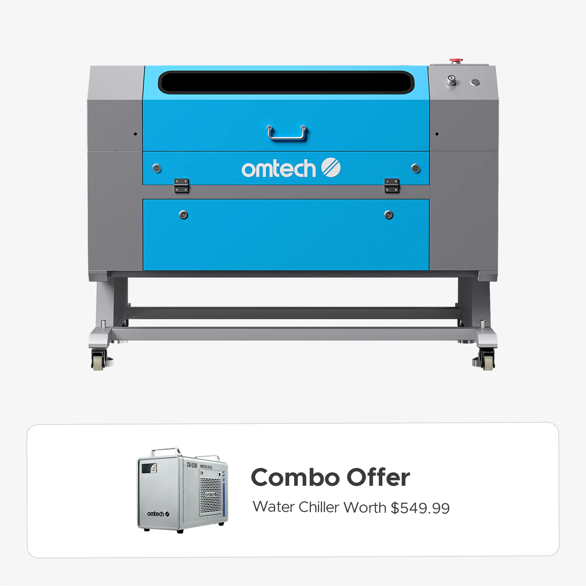 OMTech Maker AF2028-60 60W CO2 Laser Cutter and Engraver with 20" x 28" Working Area and Autofocus - Image 21