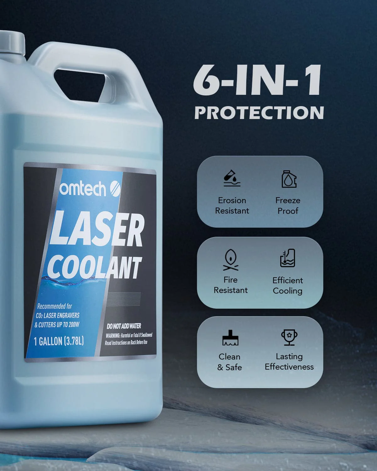 CO2 Antifreeze Laser Coolant Non-Conductive Liquid for Laser Engraver Water Chiller - Image 3