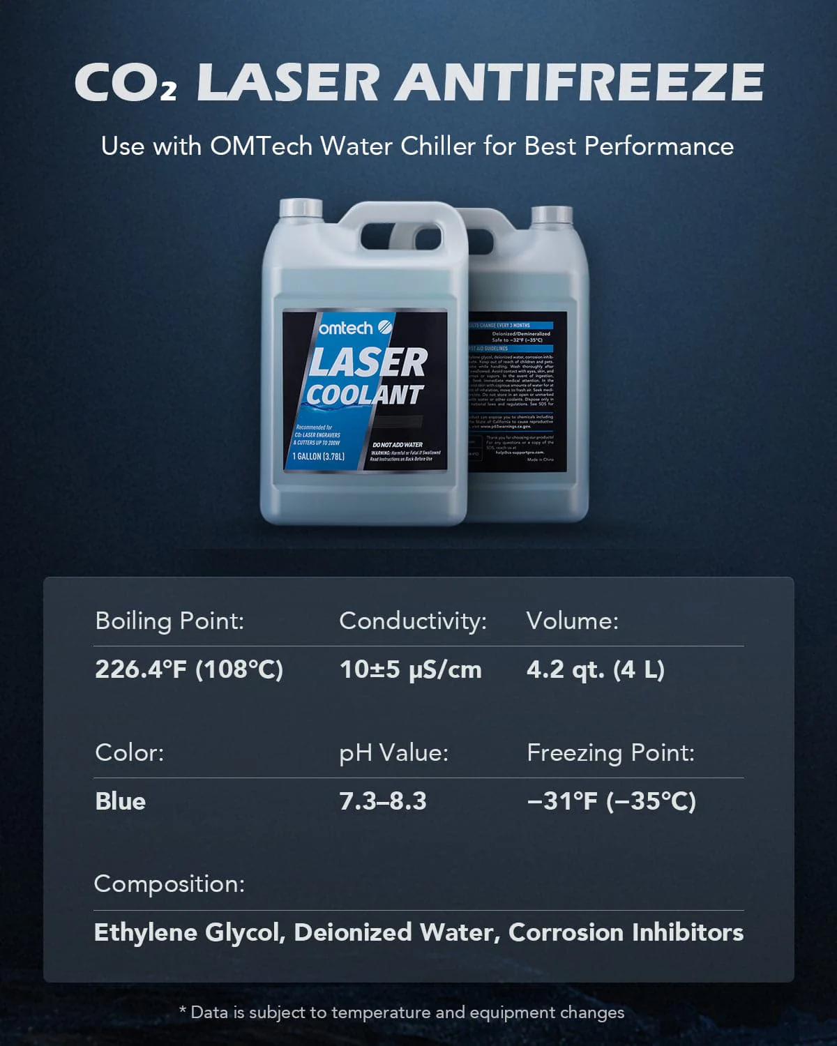 CO2 Antifreeze Laser Coolant Non-Conductive Liquid for Laser Engraver Water Chiller - Image 7