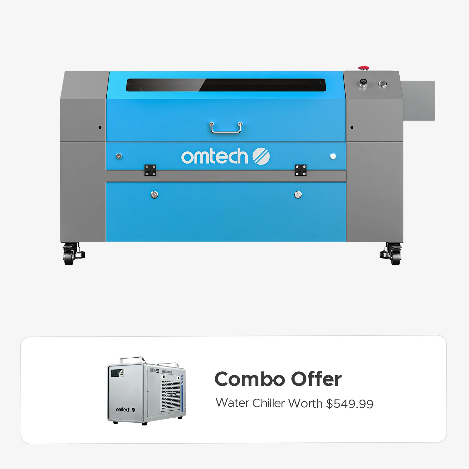 OMTech Maker MF2028-80 90W CO2 Laser Cutter and Engraver with 20" x 28" Working Area - Image 18