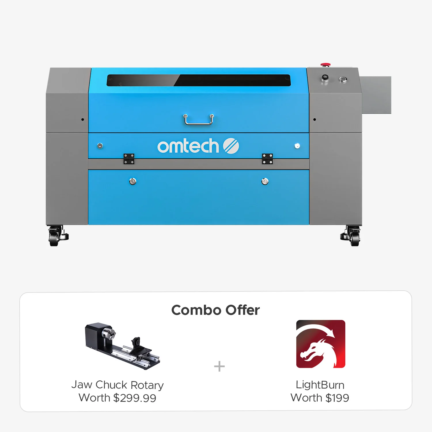 OMTech Maker MF2028-80 90W CO2 Laser Cutter and Engraver with 20" x 28" Working Area - Image 19