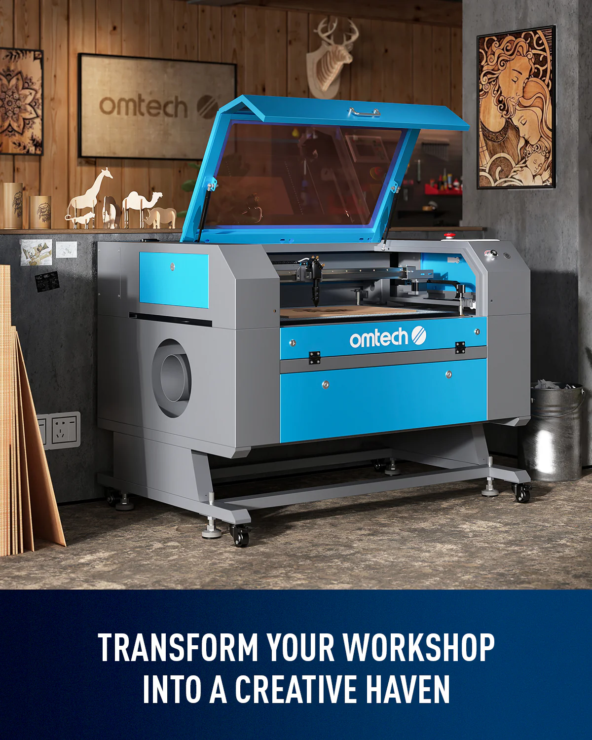 Pre-Owned MF2028-100 - 100W CO2 Laser Engraver Cutting Machine with 20” x 28” Working Area - Image 5