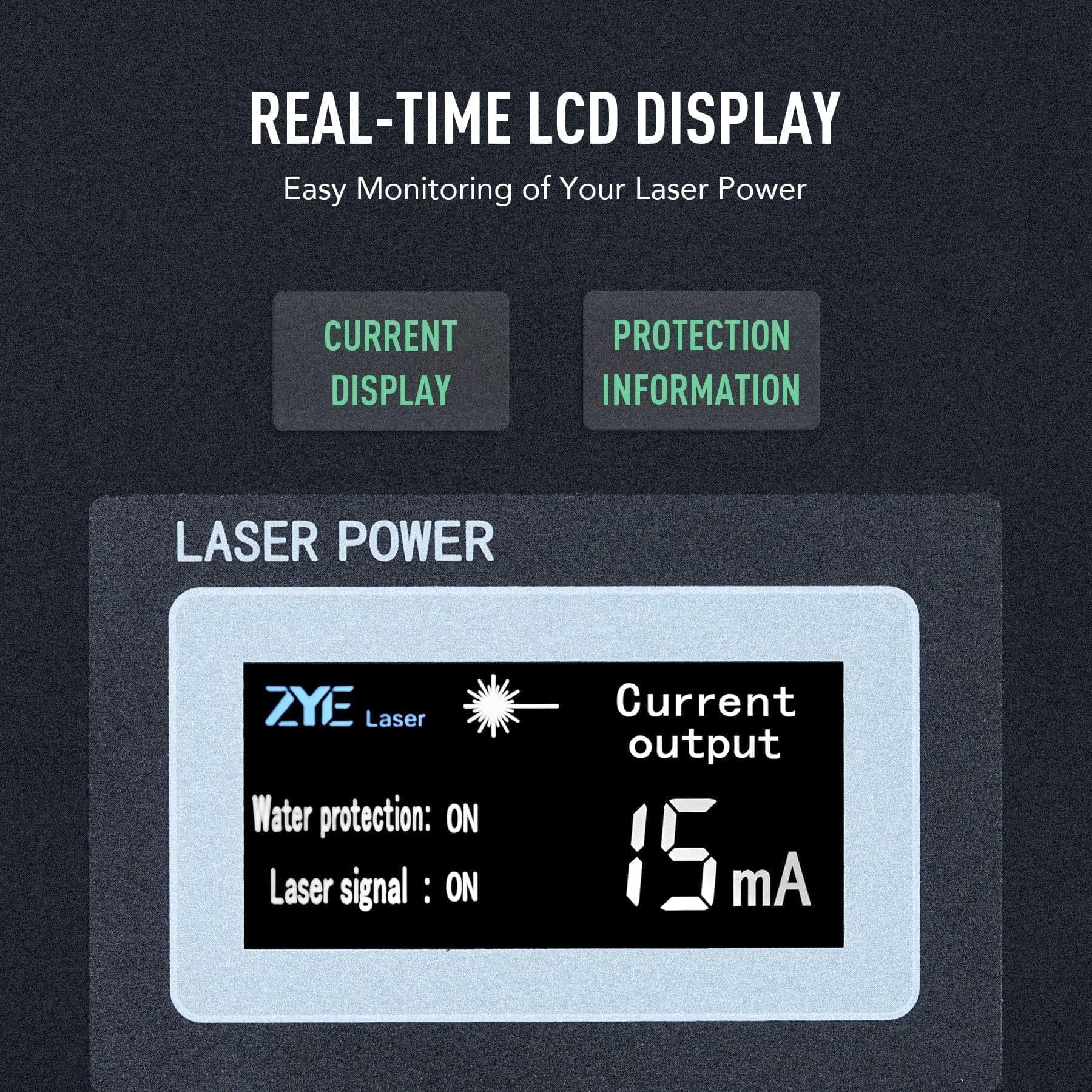 150W Power Supply with Real Time Display for CO2 Laser Engravers & Cutters - Image 3