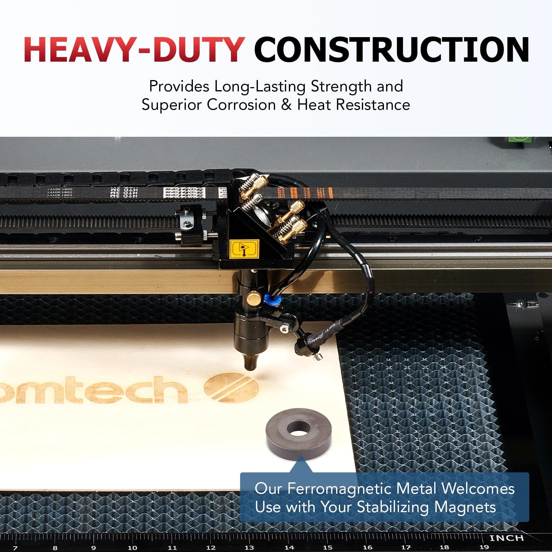 6x10 Inch Metal Honeycomb Laser Working Bed for K40+ 45W Laser Engravers - Image 5
