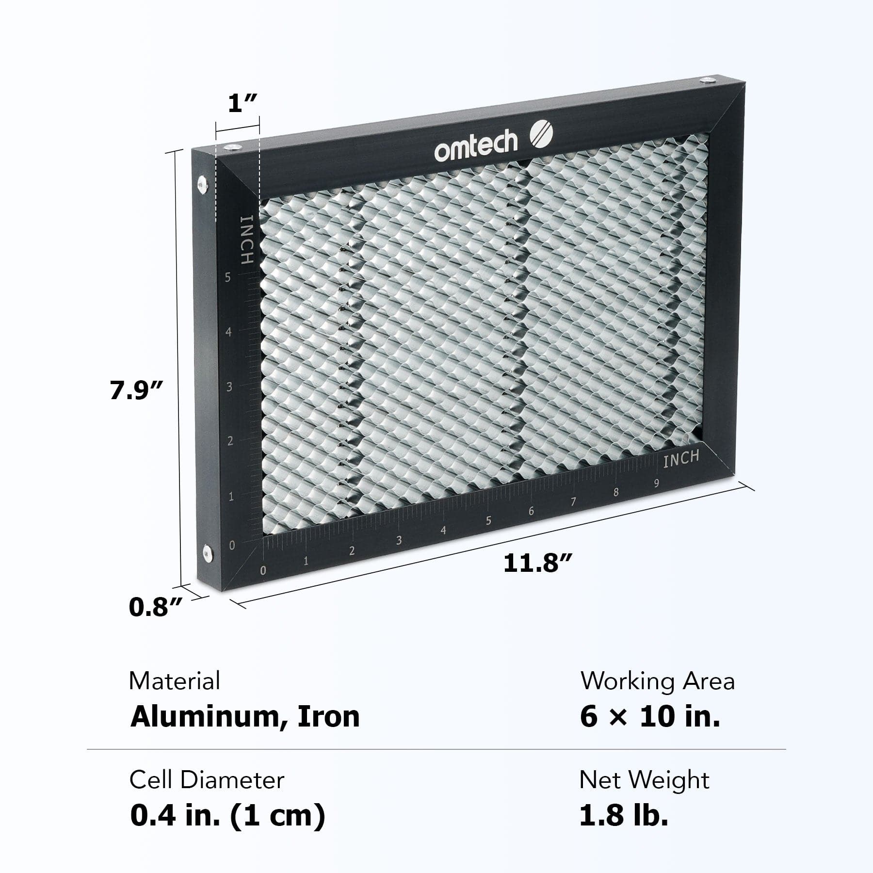 6x10 Inch Metal Honeycomb Laser Working Bed for K40+ 45W Laser Engravers - Image 6
