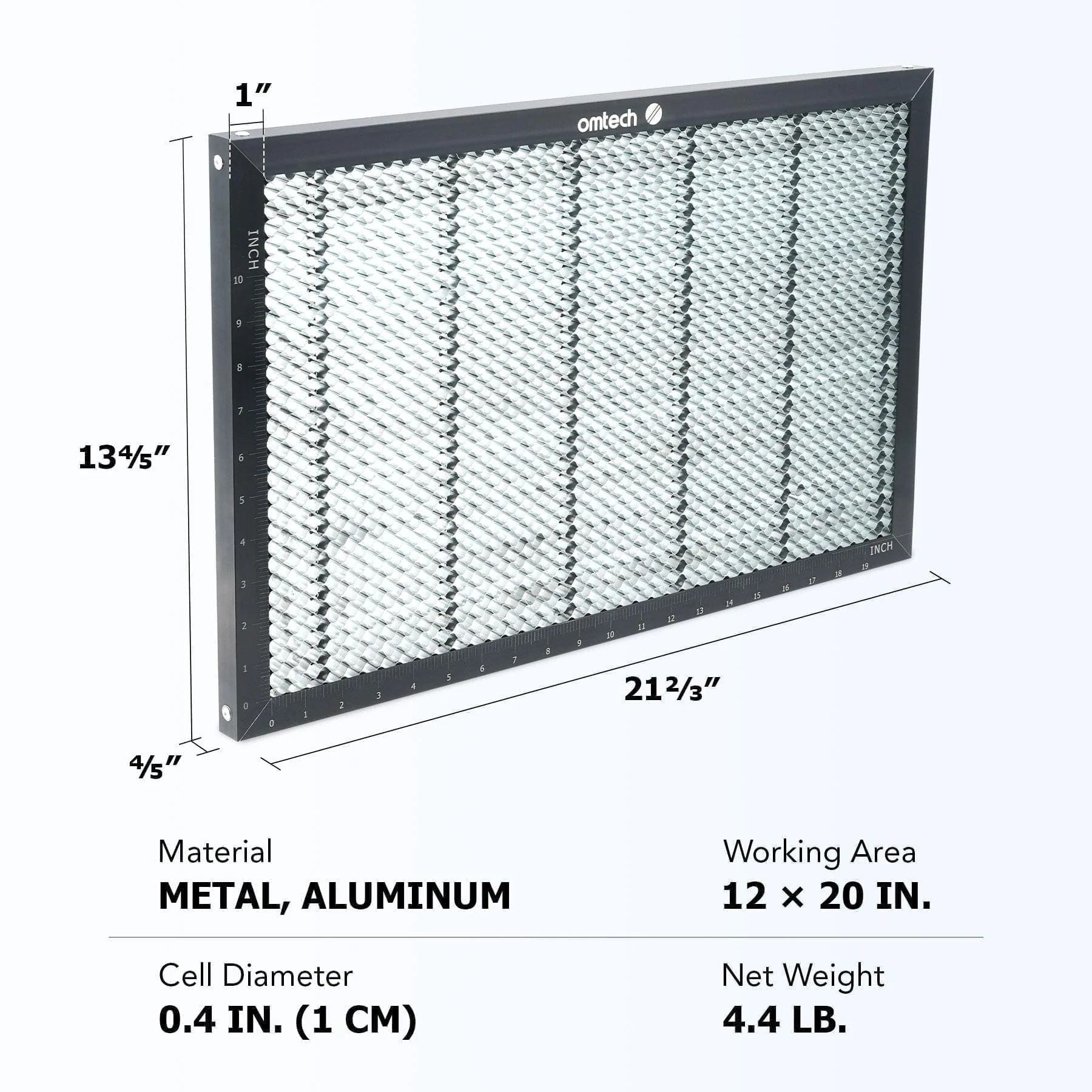 12x20 Inch Metal Honeycomb Laser Working Bed for CO2 Laser Engravers Excluding OMTech Polar - Image 6