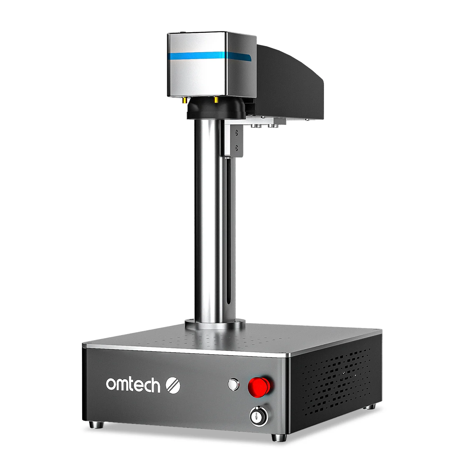 OMTech MOPA 30W Compact and Integrated Fiber Laser Engraver for Metal with 5.9" x 5.9" Working Area