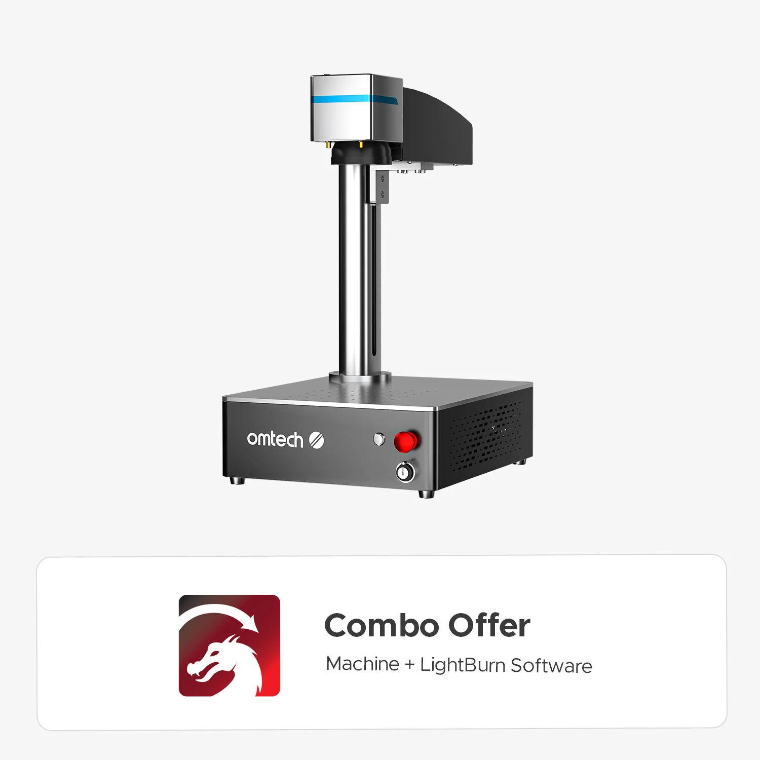 OMTech MOPA 30W Compact and Integrated Fiber Laser Engraver for Metal with 5.9" x 5.9" Working Area - Image 13