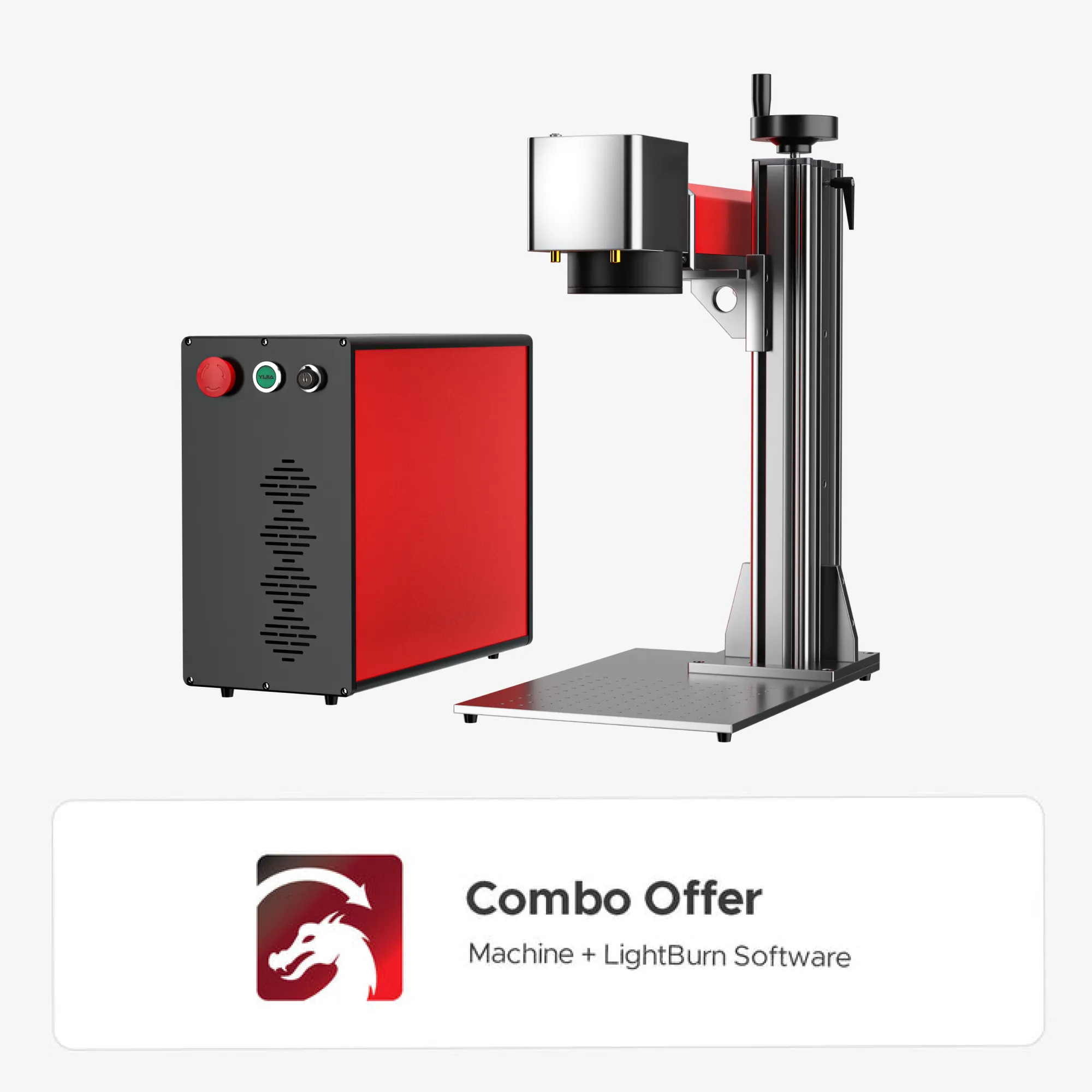 OMTech MOPA 60W Split Fiber Laser Engraver with 6.9" x 6.9" Working Area - Image 13