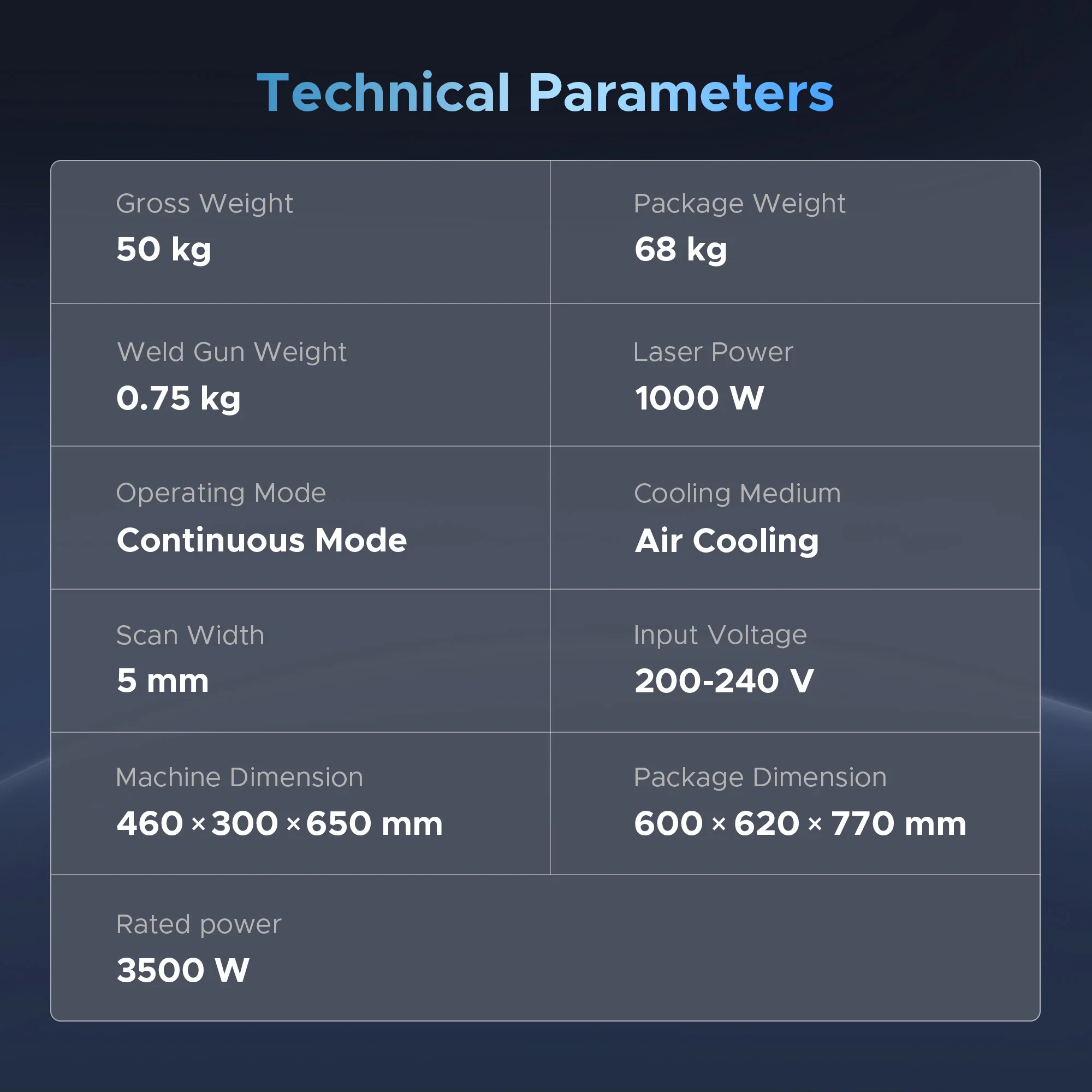 OMTech 1000W Air Cooling Fiber Laser Welder - Image 10