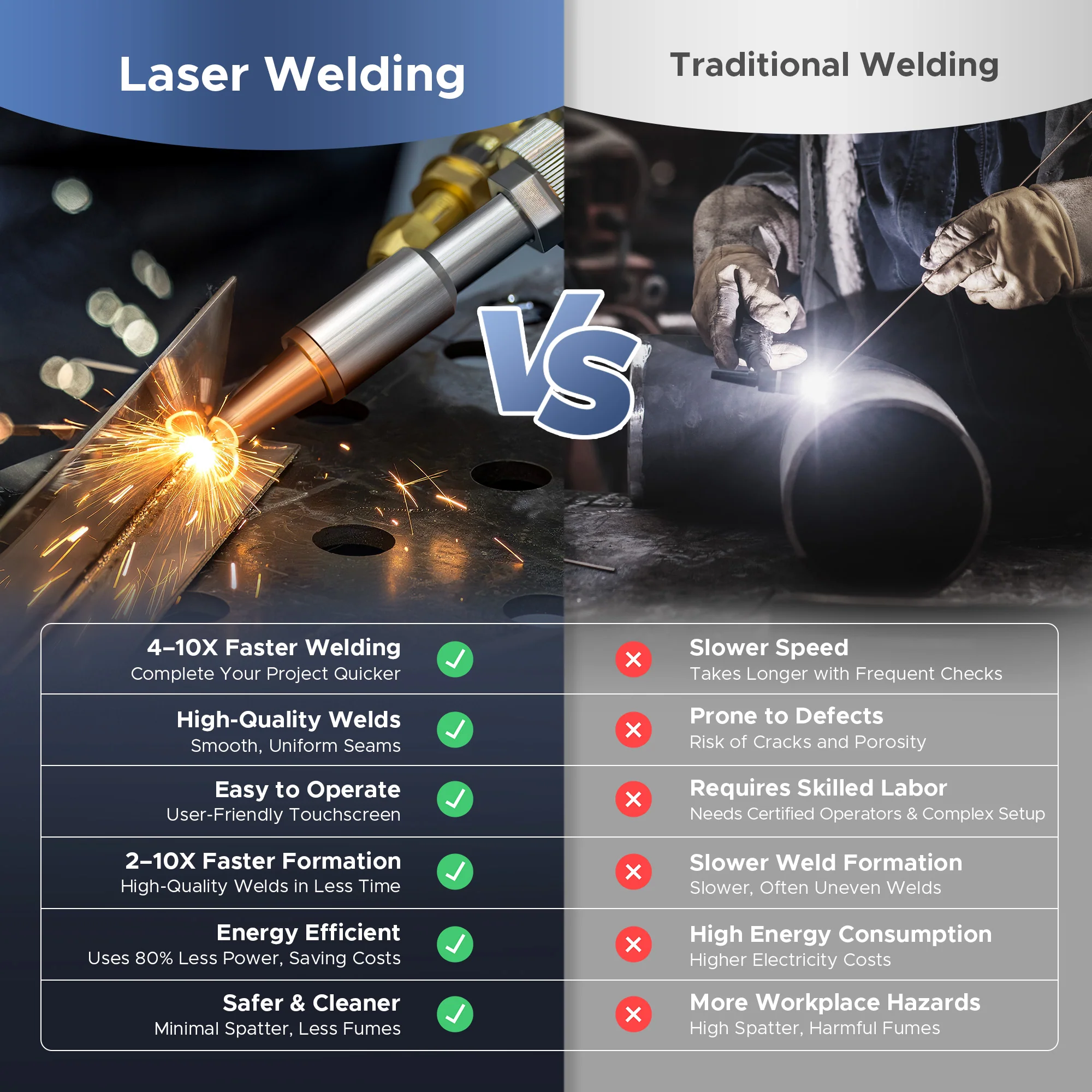 OMTech 1000W Air Cooling Fiber Laser Welder - Image 7