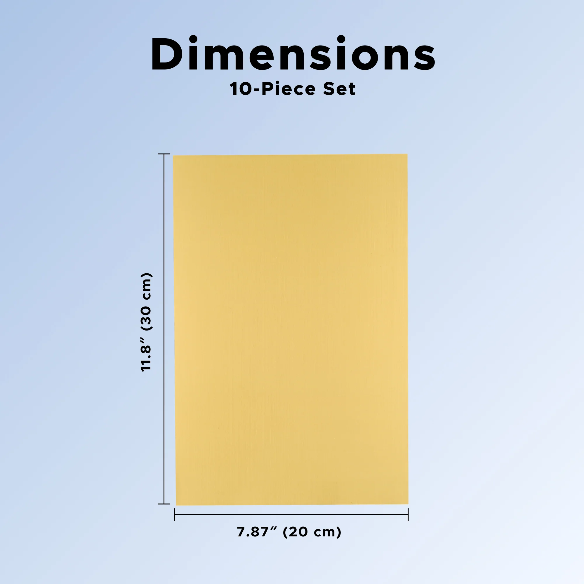 OMTech 10pc ABS Double Color Plastic Sheet Set, 11.8"x7.9"x0.1" Multi-Color ABS Plastic Blanks for Laser Engraving - Image 6