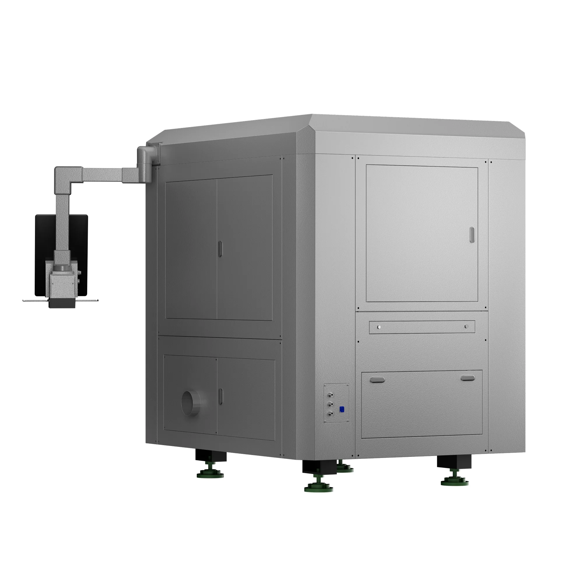 OMTech FC-22 1500W Fully Enclosed Fiber Laser Cutting Machine with Front & Back Pass Through & Built-in Water Chiller - Image 10