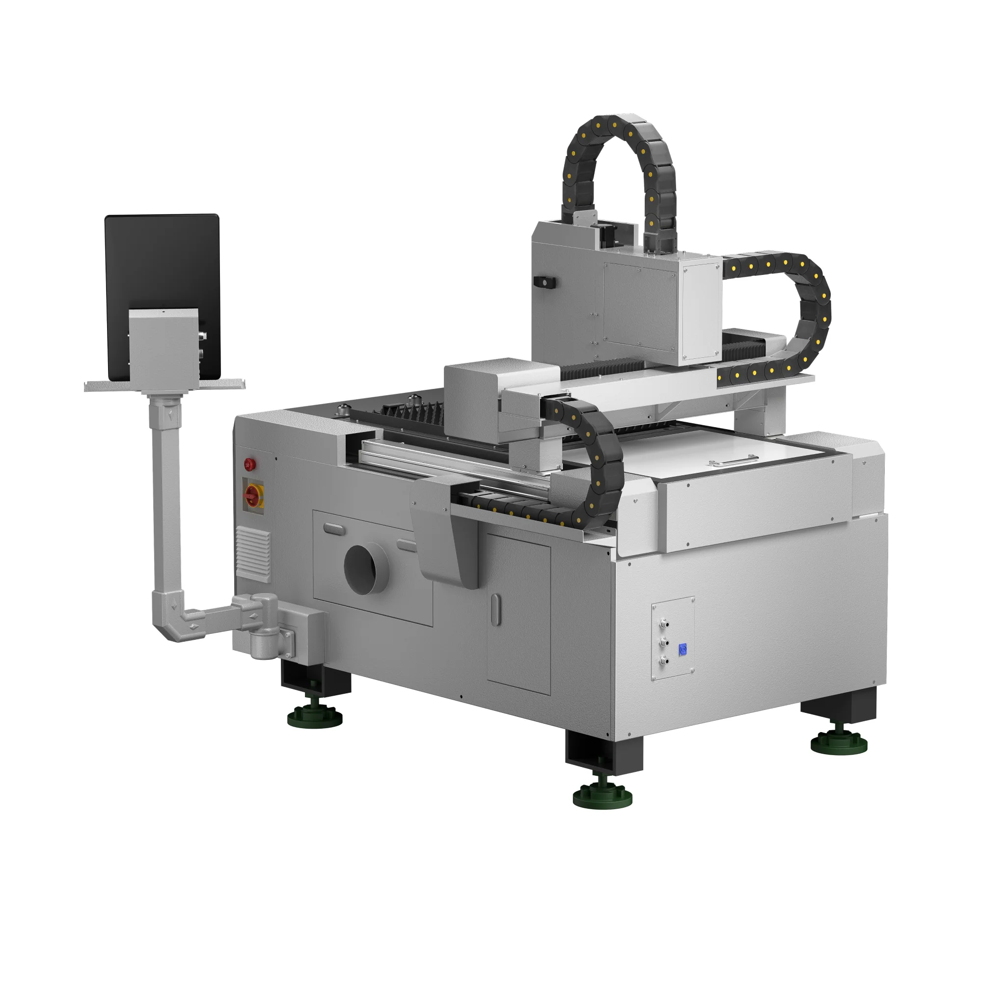 OMTech FC-22C 1500W Open Metal Laser Cutter Machine with Built-in Water Chiller & External Exhaust Fan - Image 3