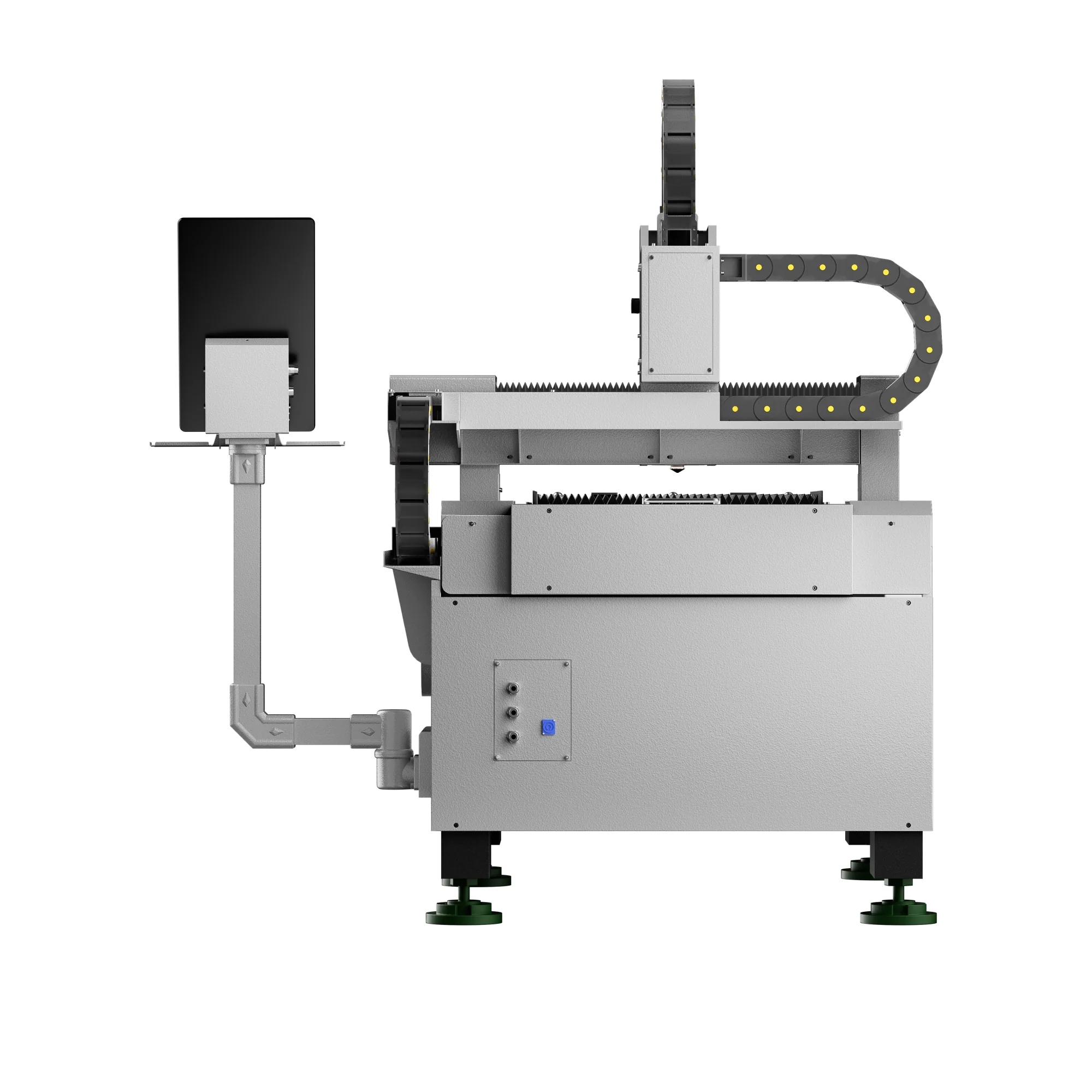OMTech FC-22C 1500W Open Metal Laser Cutter Machine with Built-in Water Chiller & External Exhaust Fan - Image 4