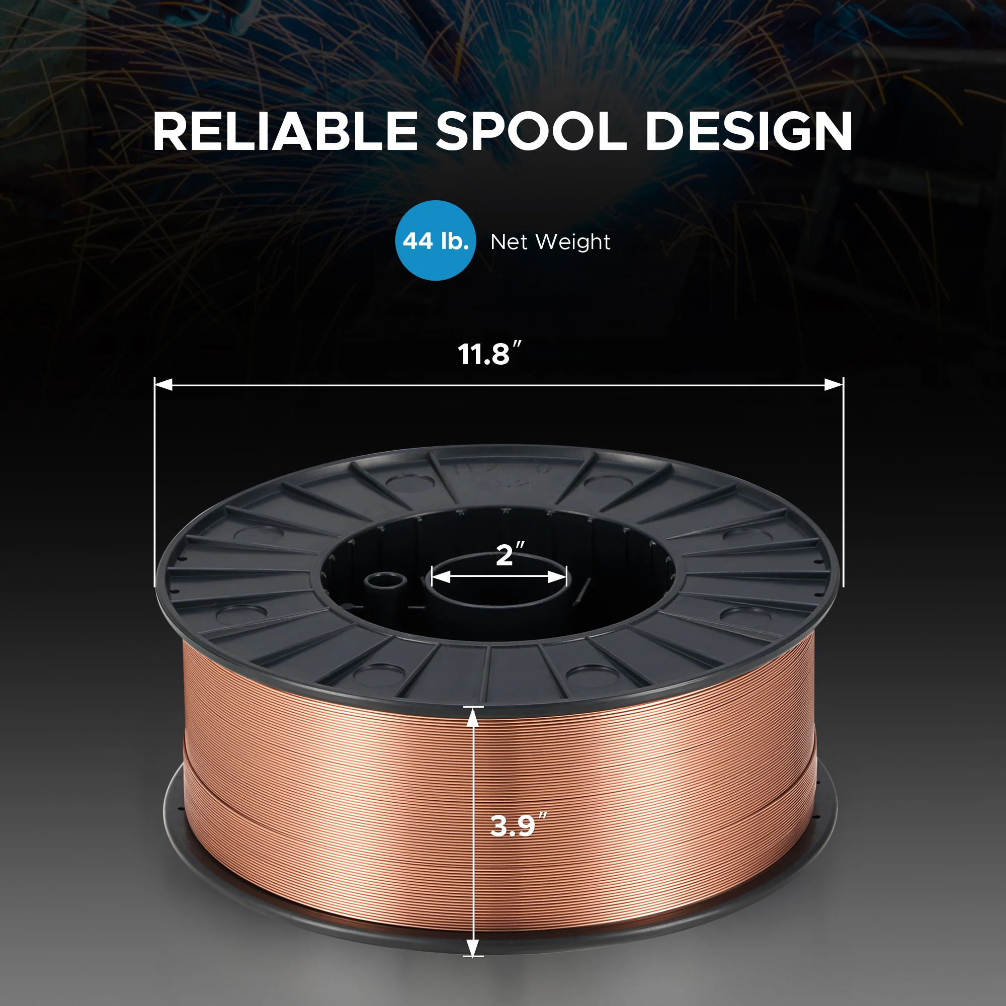 OMTech ER70S-6 Carbon Steel Welding Wire for Laser Welder - Image 5