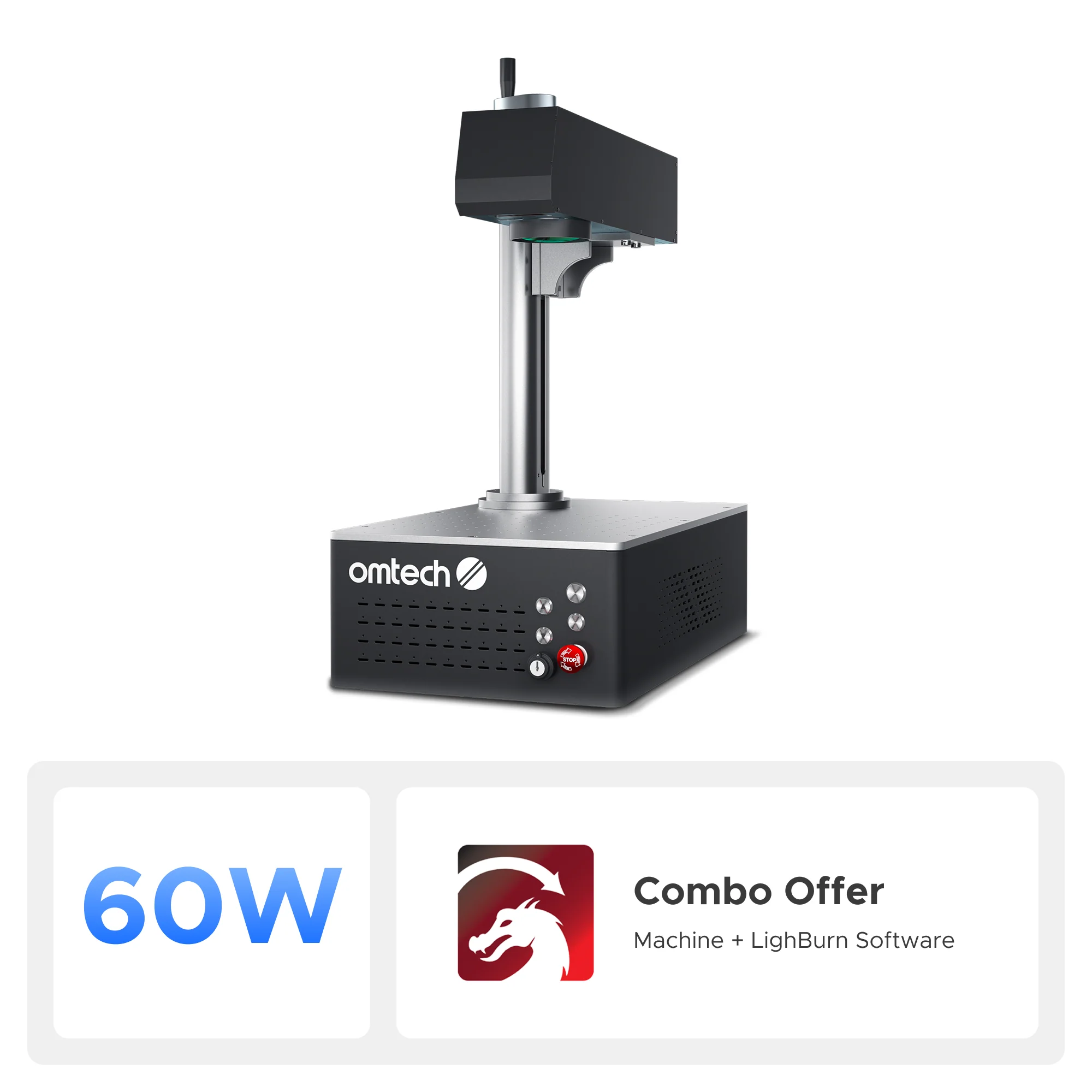OMTech MOPA 60W Autofocus Fiber Laser Marking Machine - Image 13