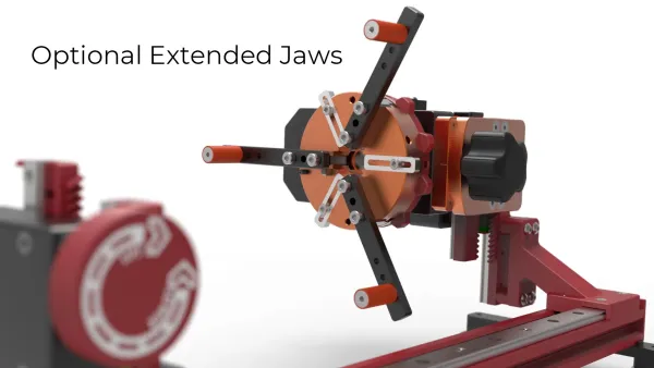 OMTech PiBurn Grip 2 – World’s Best Chuck Laser Rotary for CO₂ Laser Engraver - Image 3