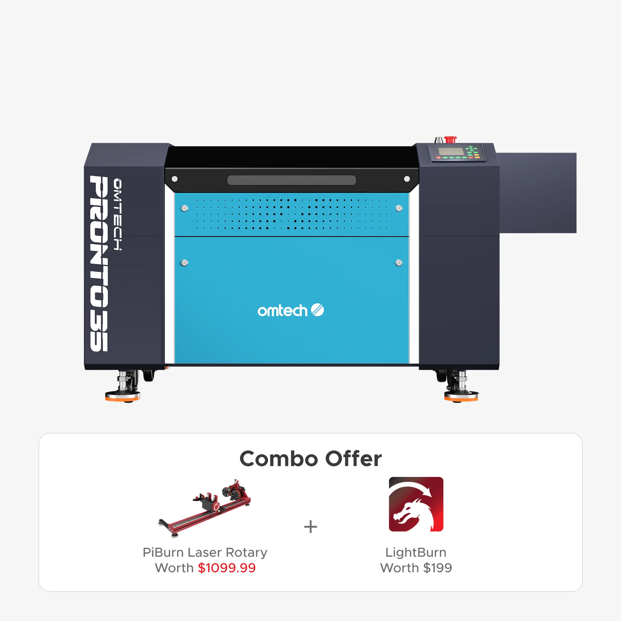 OMTech Pronto 35 100W CO2 Laser Cutter and Engraver with Autofocus - Image 18