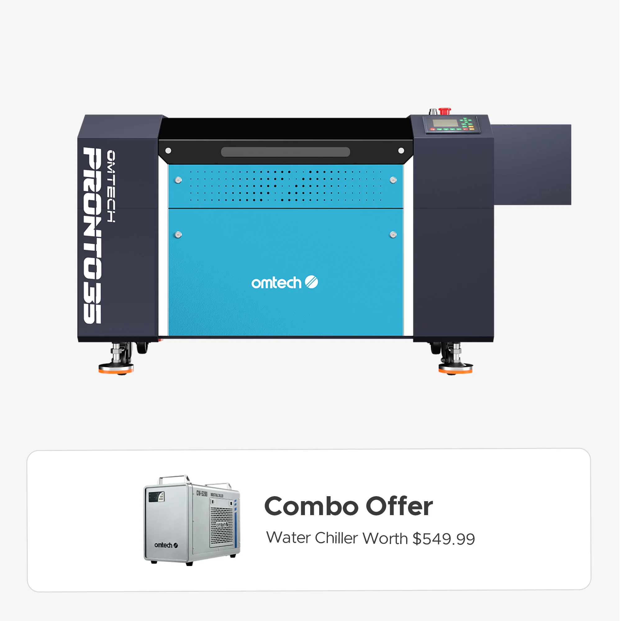 OMTech Pronto 35 100W CO2 Laser Cutter and Engraver with Autofocus - Image 20