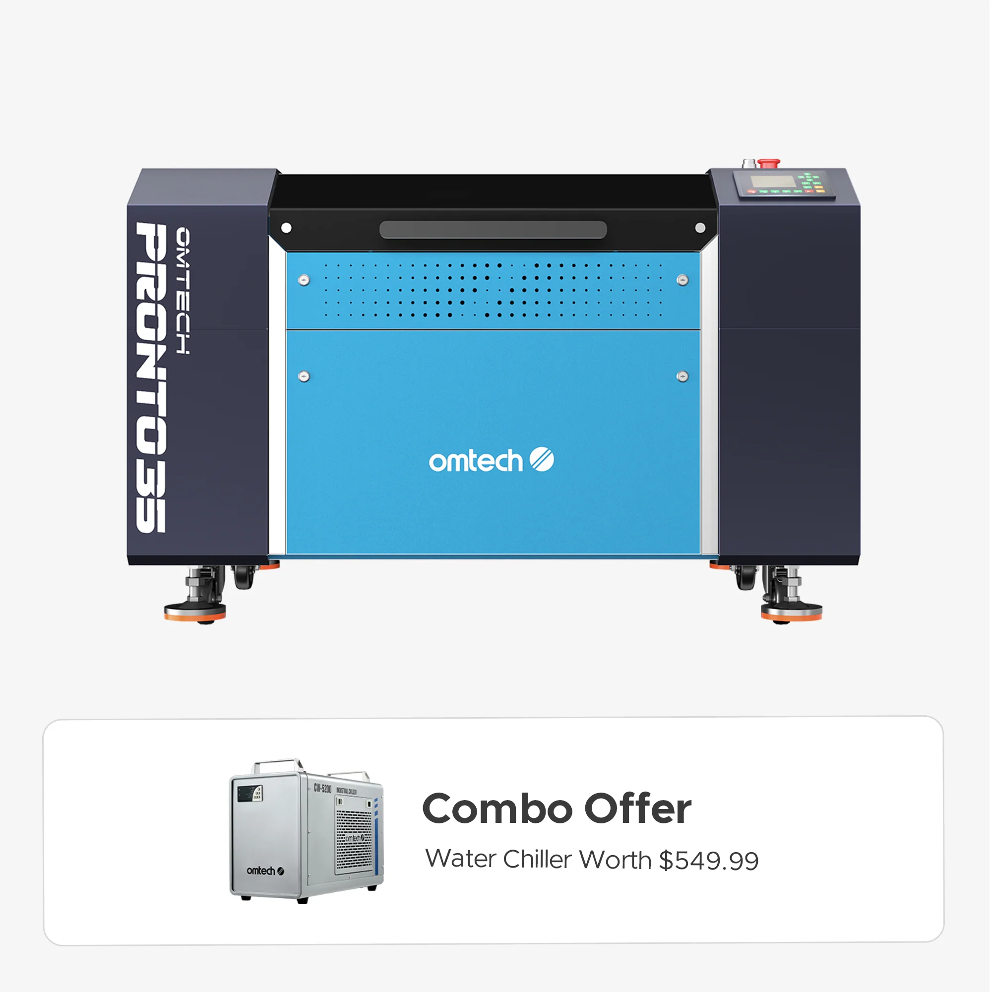 OMTech Pronto 35 60W CO2 Laser Cutter and Engraver with Autofocus - Image 18