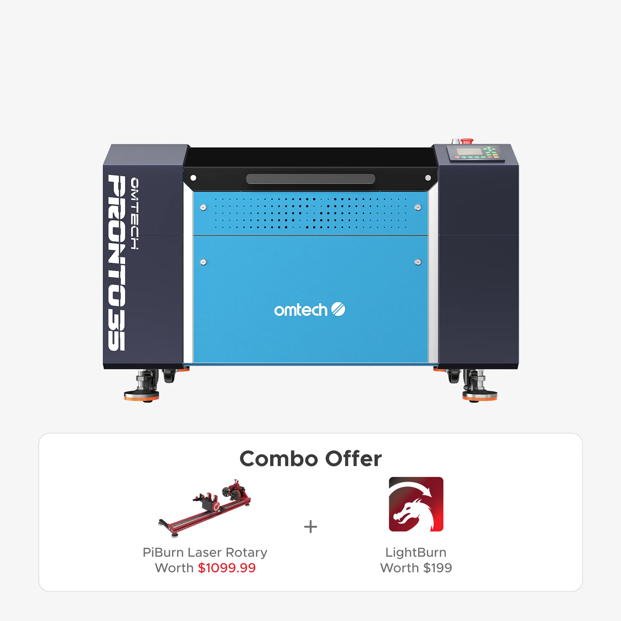 OMTech Pronto 35 60W CO2 Laser Cutter and Engraver with Autofocus - Image 20