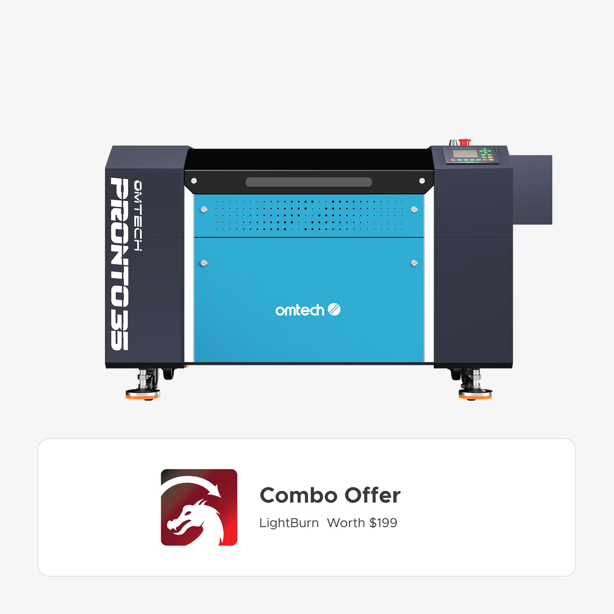 OMTech Pronto 35 90W CO2 Laser Cutter and Engraver with Autofocus - Image 16