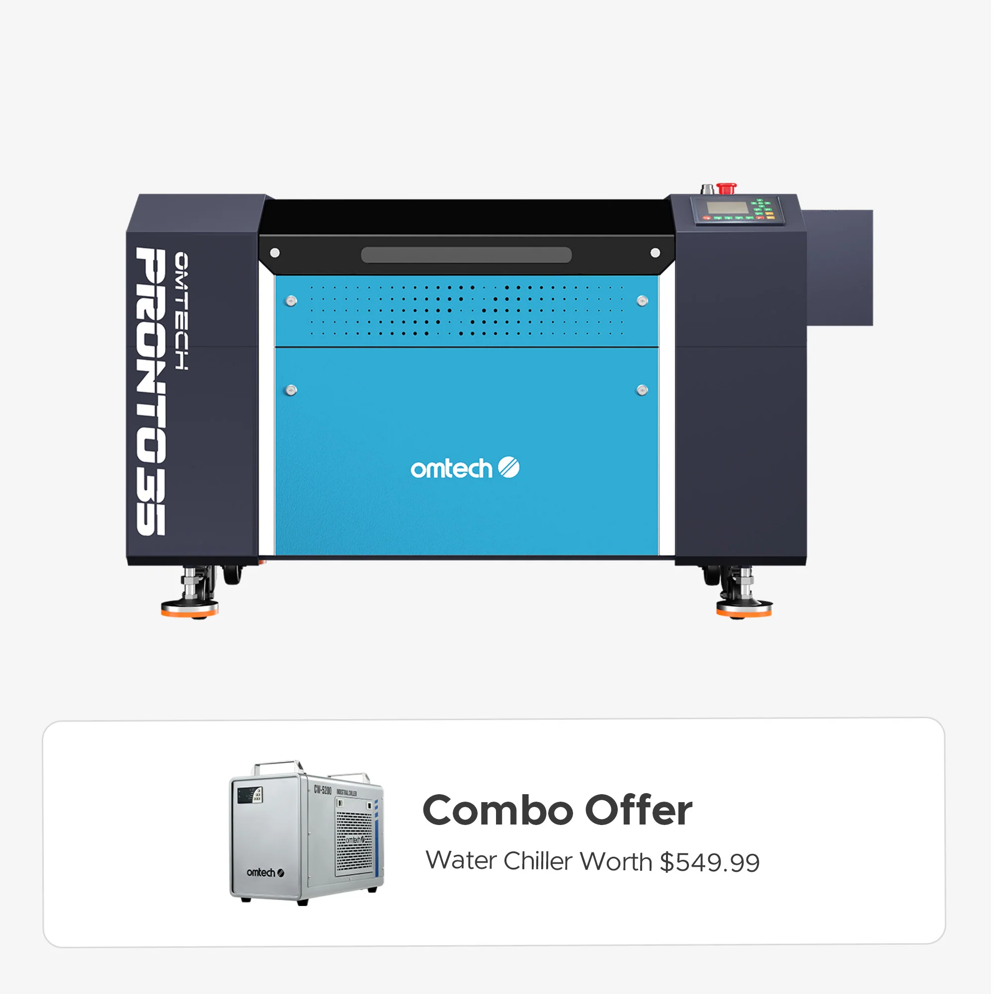 OMTech Pronto 35 90W CO2 Laser Cutter and Engraver with Autofocus - Image 17