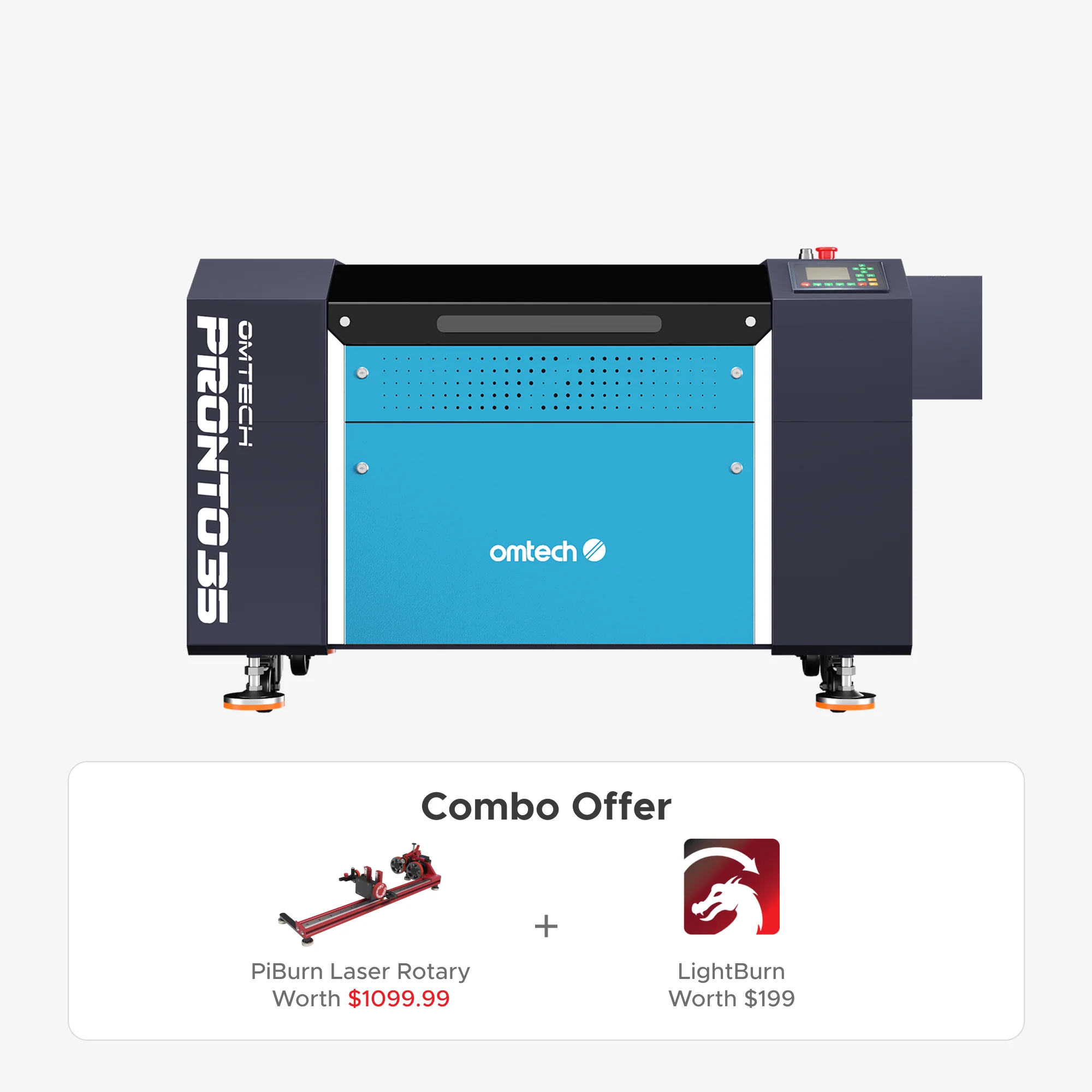 OMTech Pronto 35 90W CO2 Laser Cutter and Engraver with Autofocus - Image 18