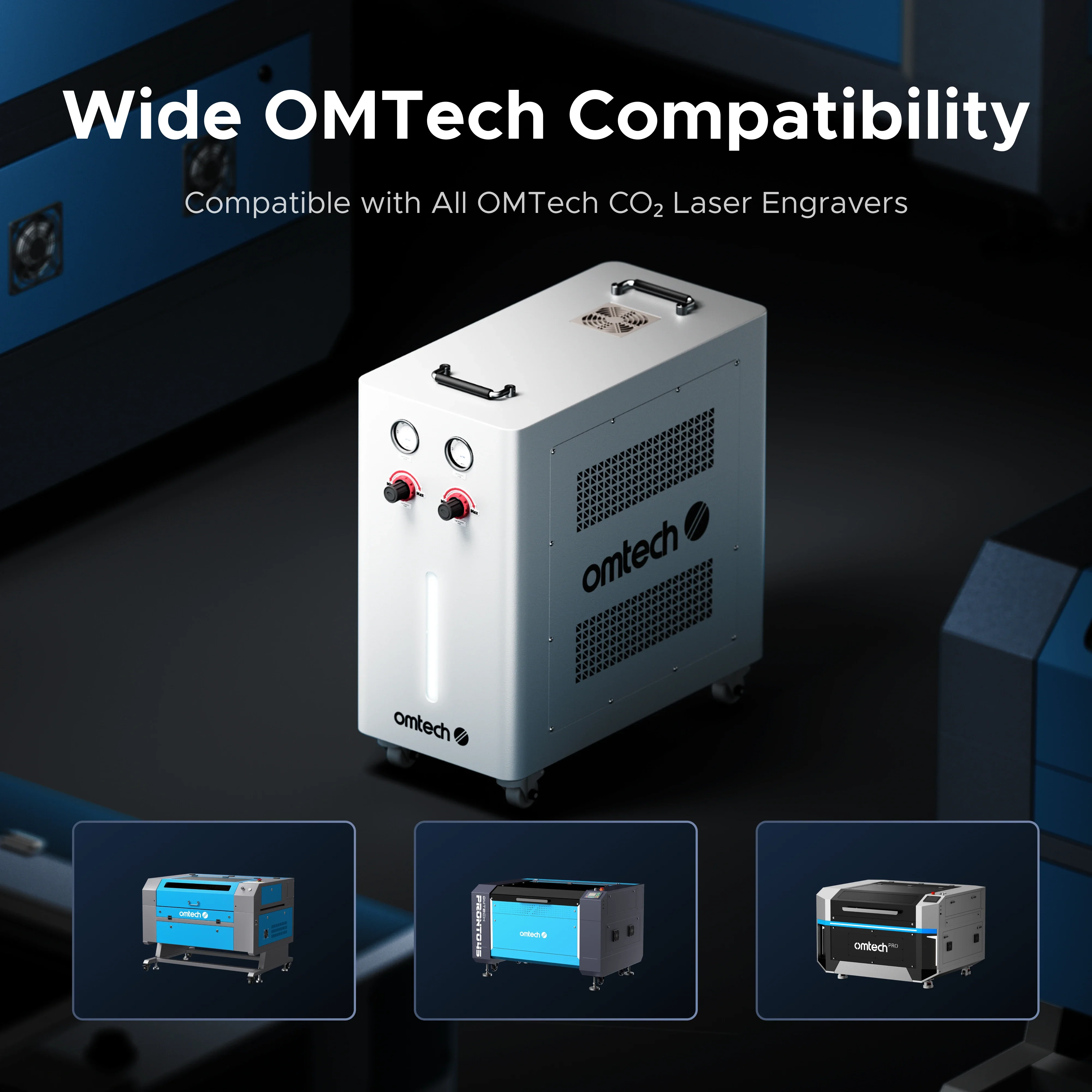 OMTech Smart High-Low Pressure Airway Module for CO2 Laser Engravers and Cutters - Image 6