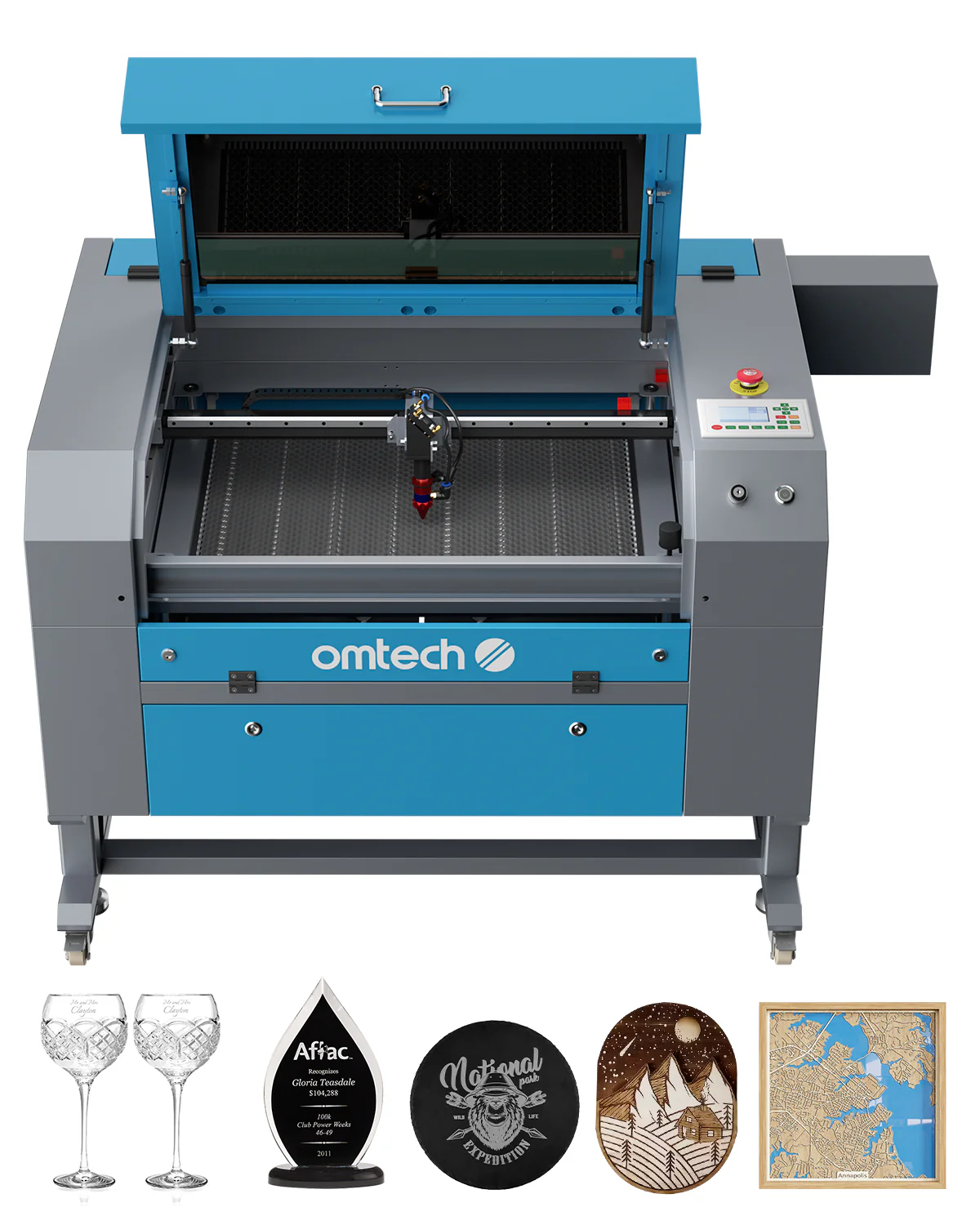 Pre-Owned AF2028-80 - 80W CO2 LASER ENGRAVER CUTTING MACHINE WITH 20" X 28" WORKING AREA AND AUTOFOCUS - Image 2
