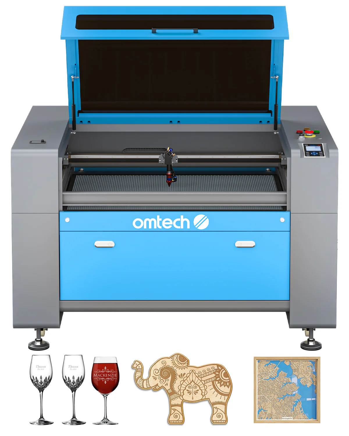 Pre-Owned AF2435-80 - 80W CO2 Laser Engraver Cutting Machine with 24" x 35" Working Area (with Auto Focus) - Image 2